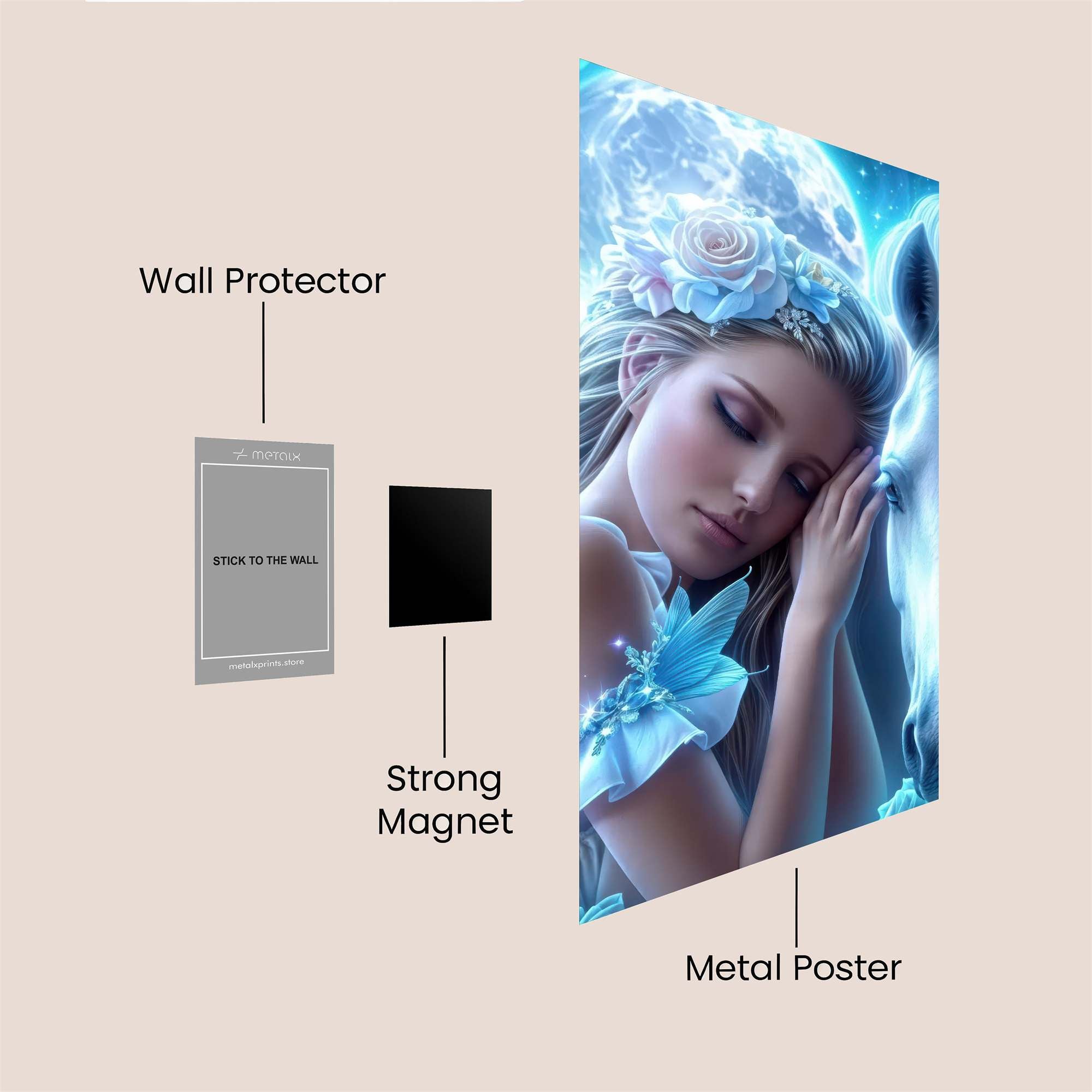 Moonlit Serenity Safe Wall Magnetic / M