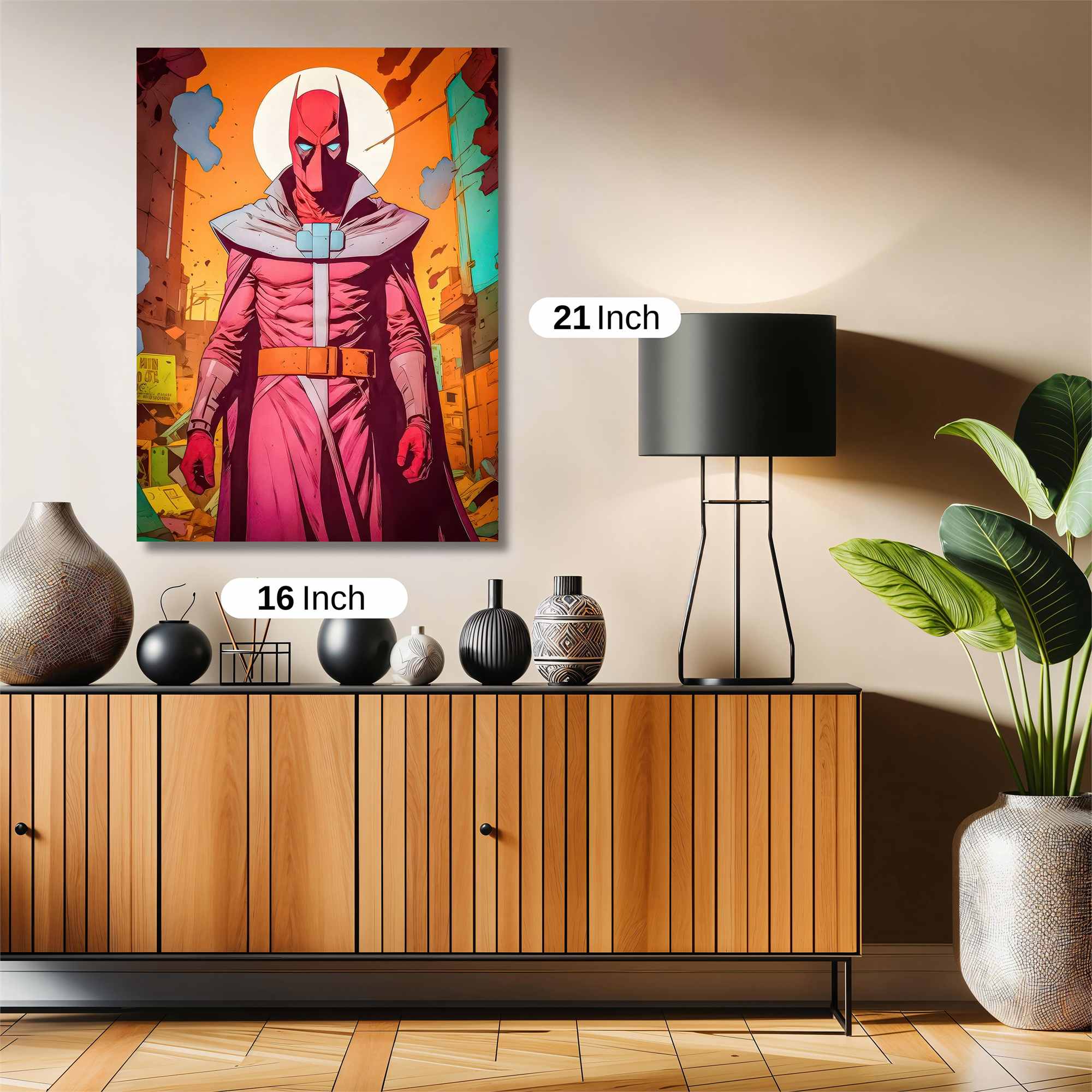 Red Savior Safe Wall Magnetic / M