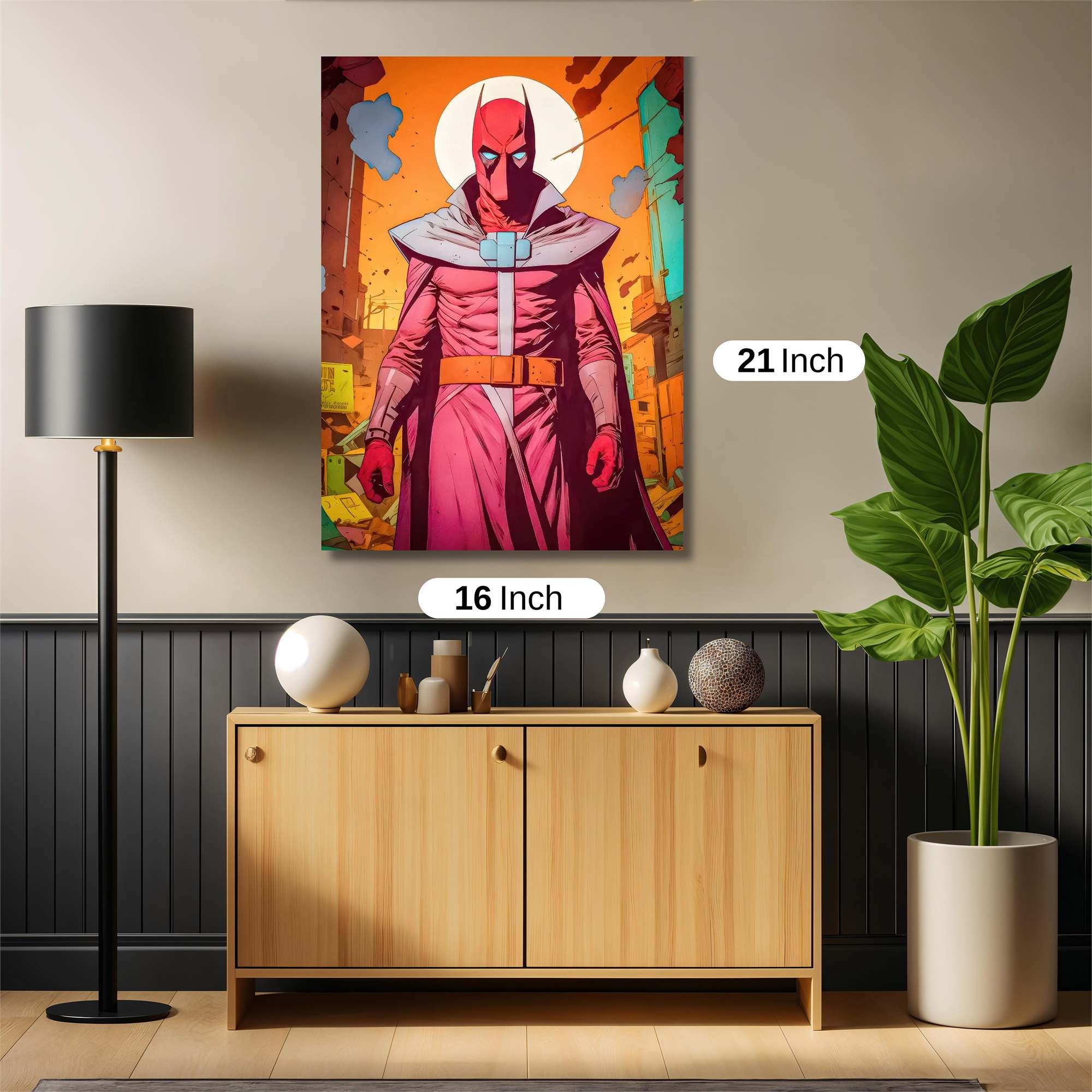 Red Savior Safe Wall Magnetic / M