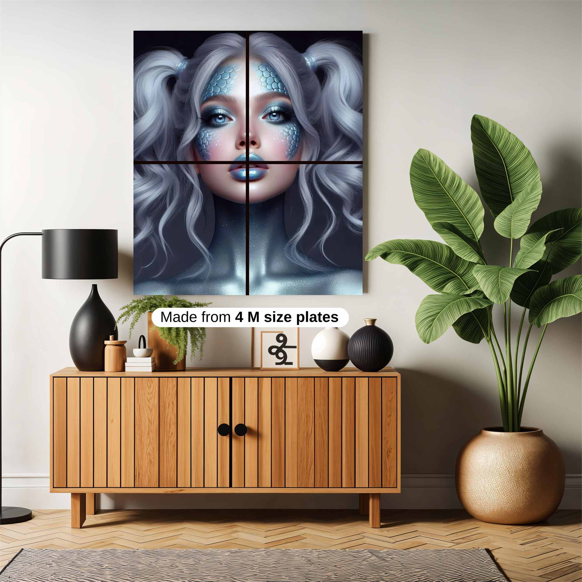 Mermaid Enigma Safe Wall Magnetic / M