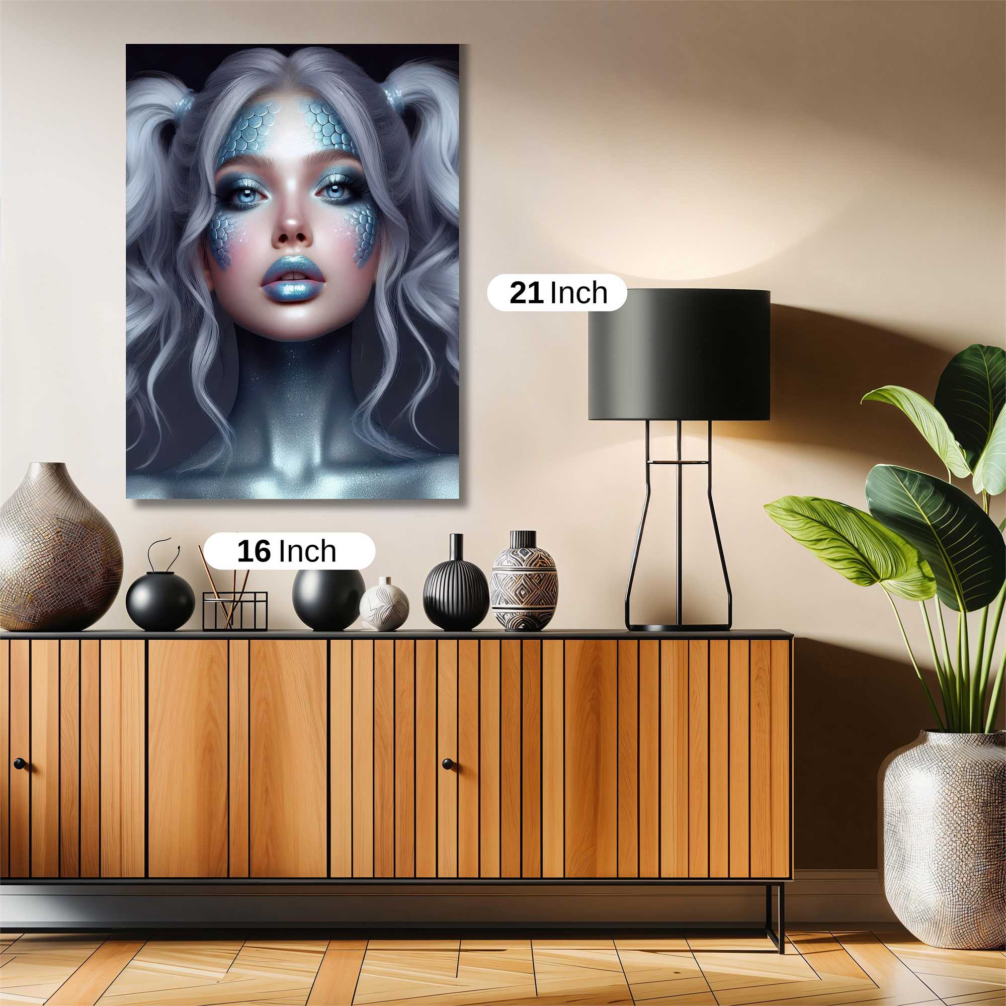 Mermaid Enigma Safe Wall Magnetic / M