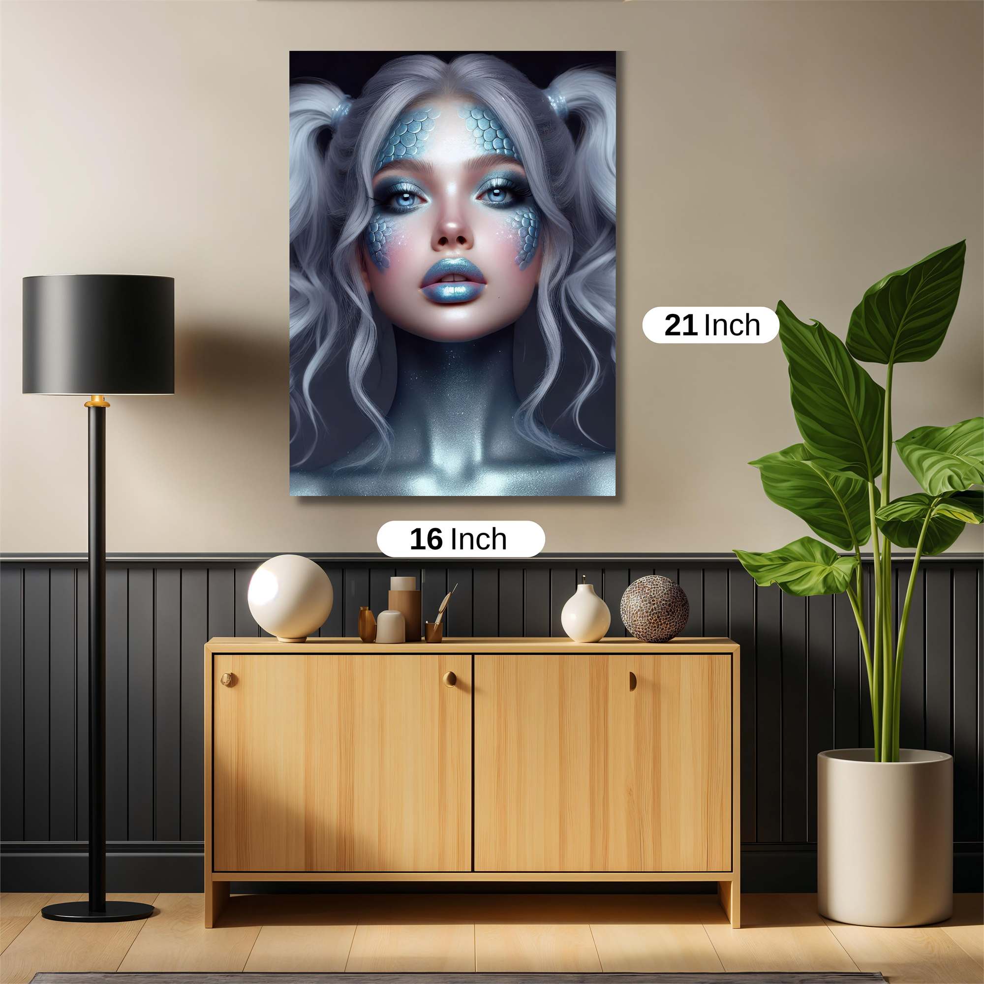 Mermaid Enigma Safe Wall Magnetic / M