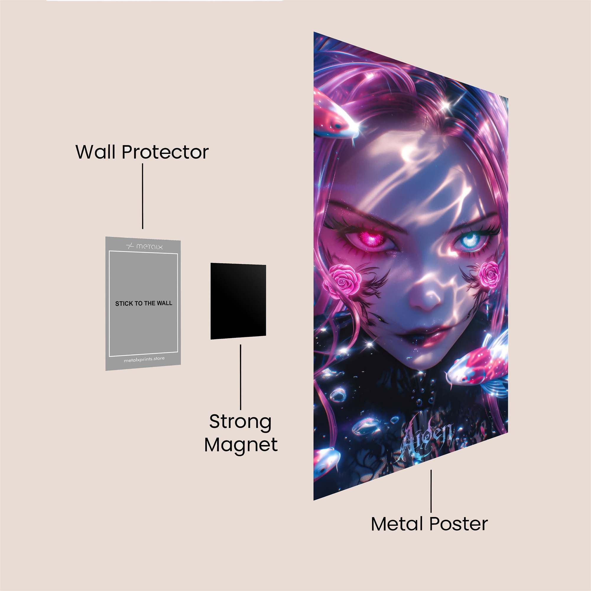 Neon Enigma Safe Wall Magnetic / M