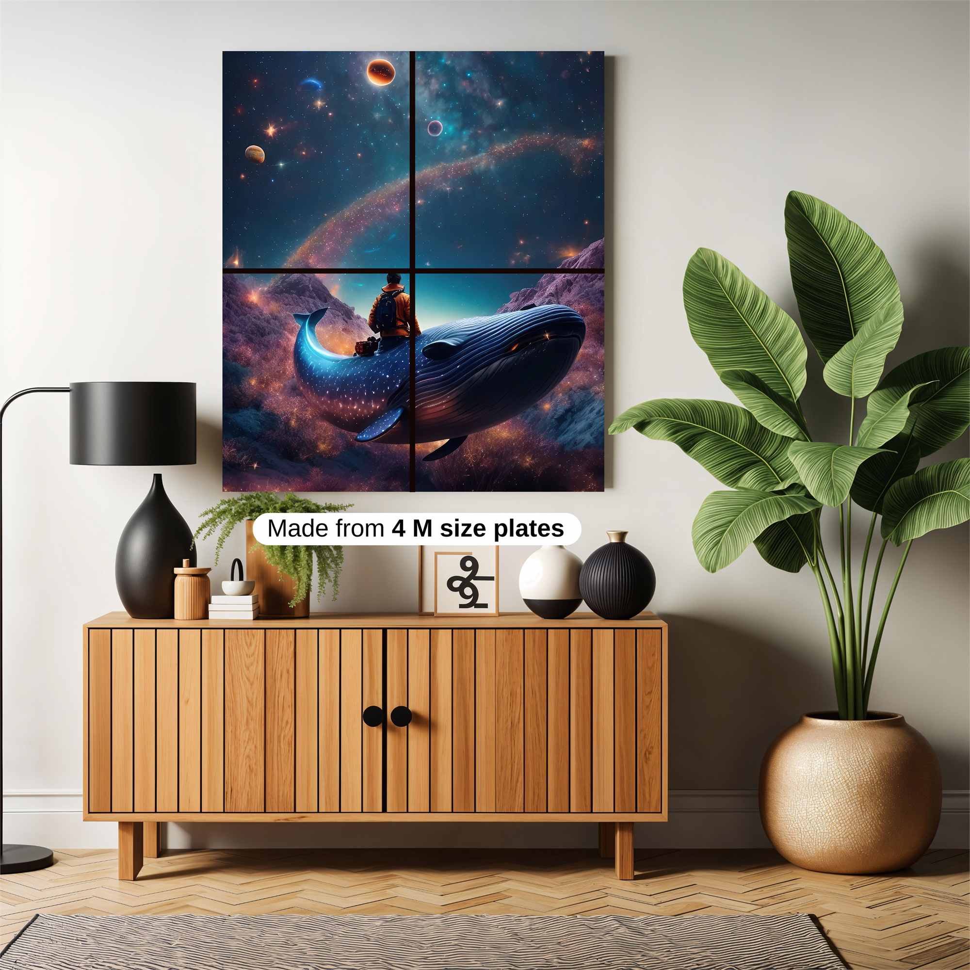 Whale Dreamscape Safe Wall Magnetic / M
