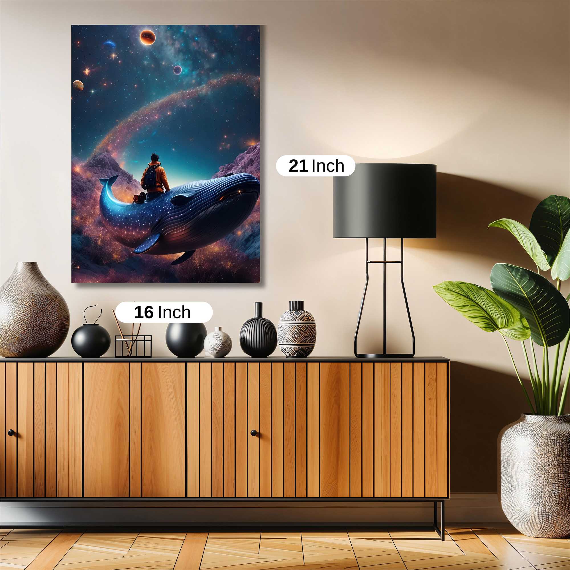 Whale Dreamscape Safe Wall Magnetic / M
