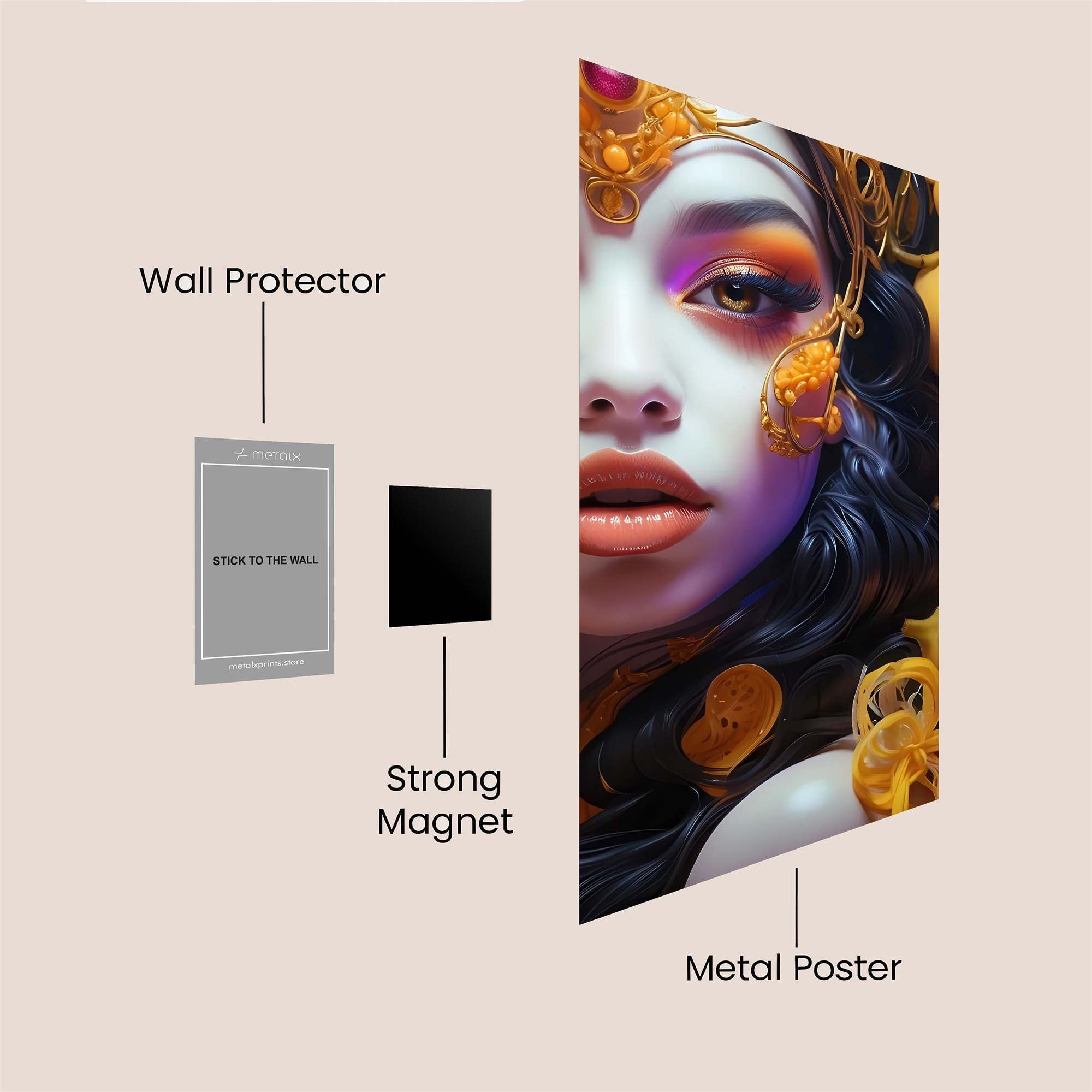 Fruitful Enchantment Safe Wall Magnetic / M