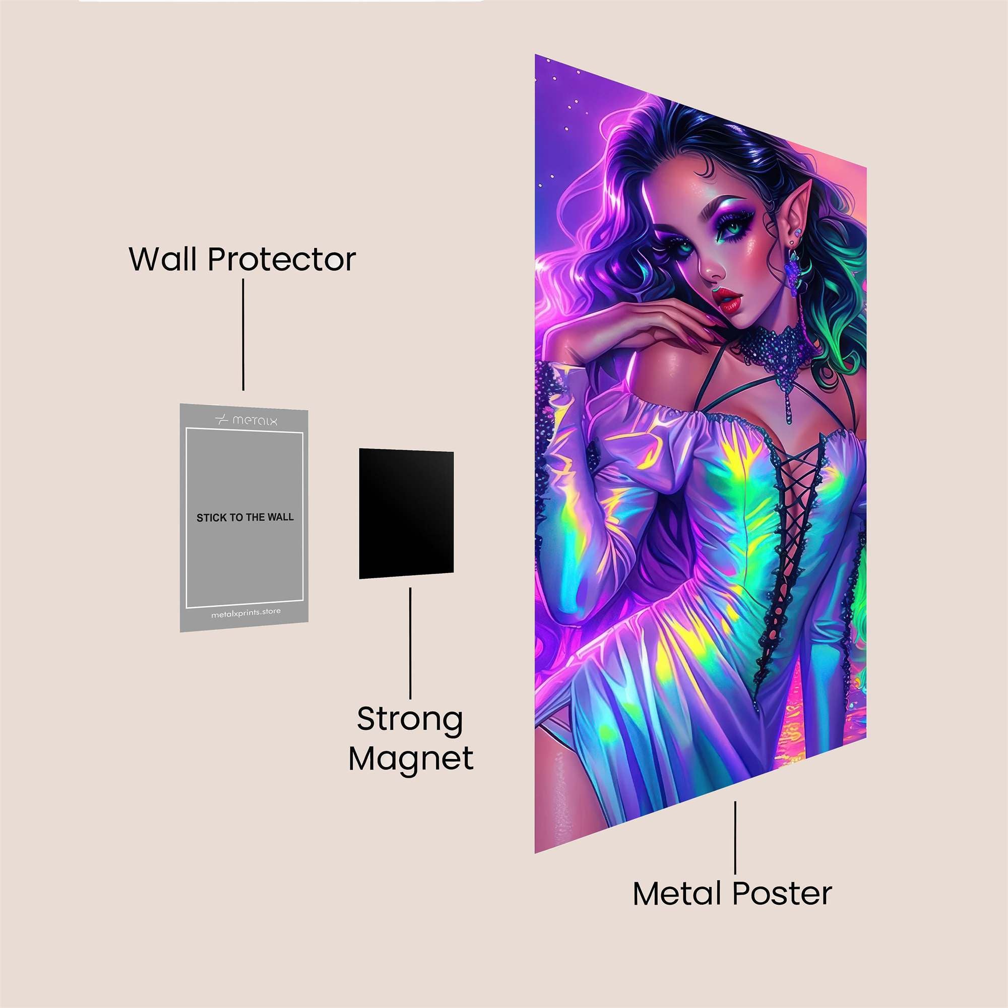 Elf Enigma Safe Wall Magnetic / M