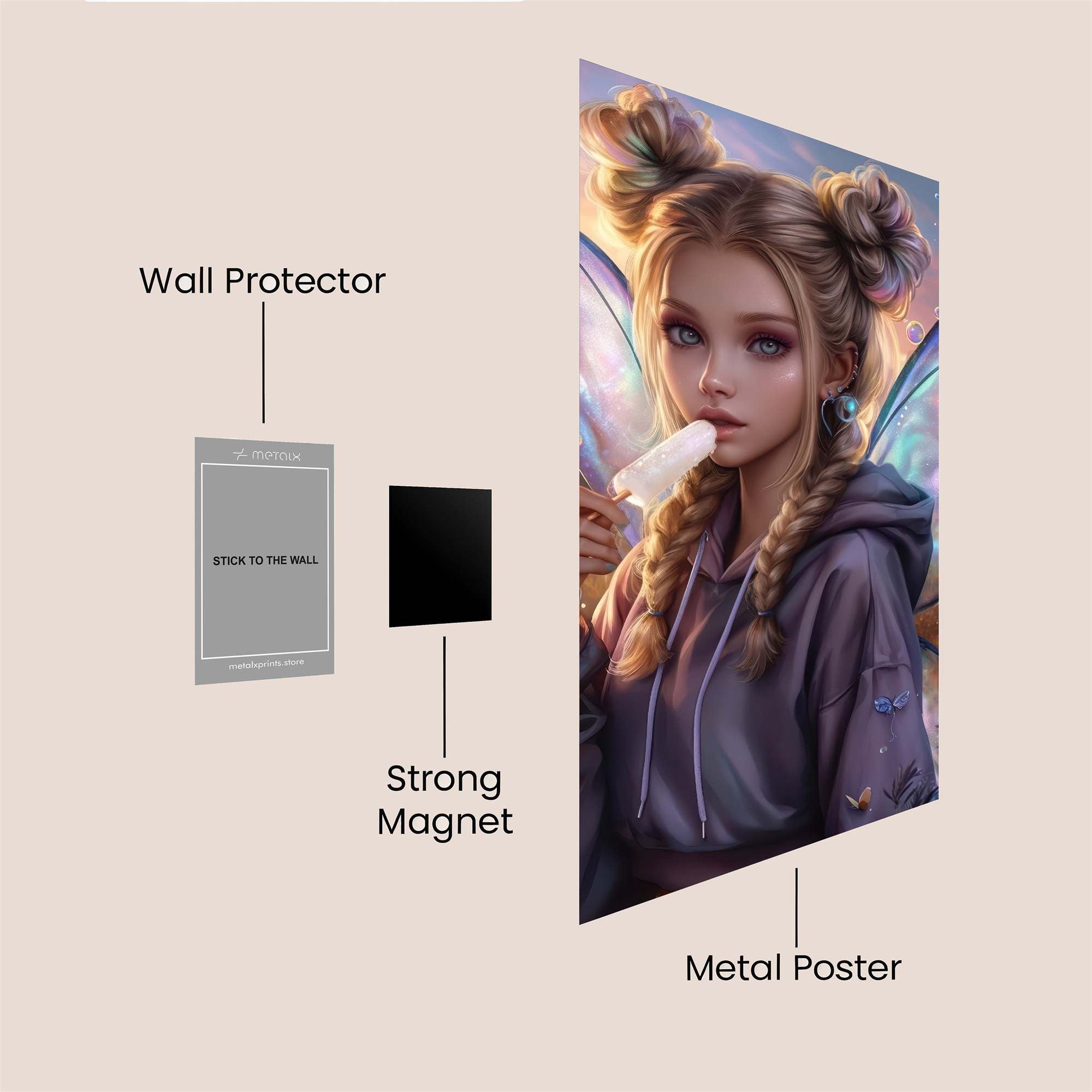 Fairy Bliss Safe Wall Magnetic / M