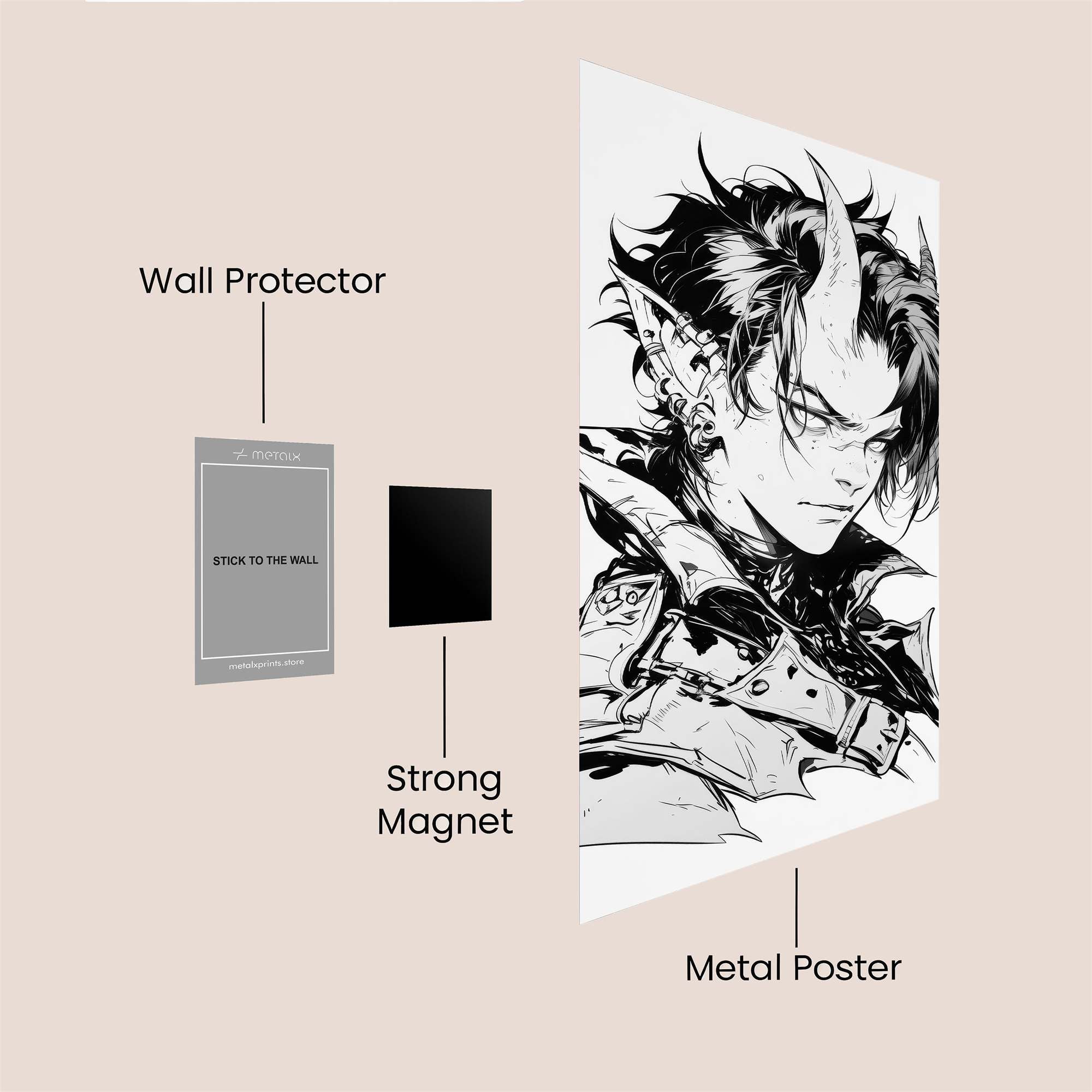 Demon Recluse Safe Wall Magnetic / M