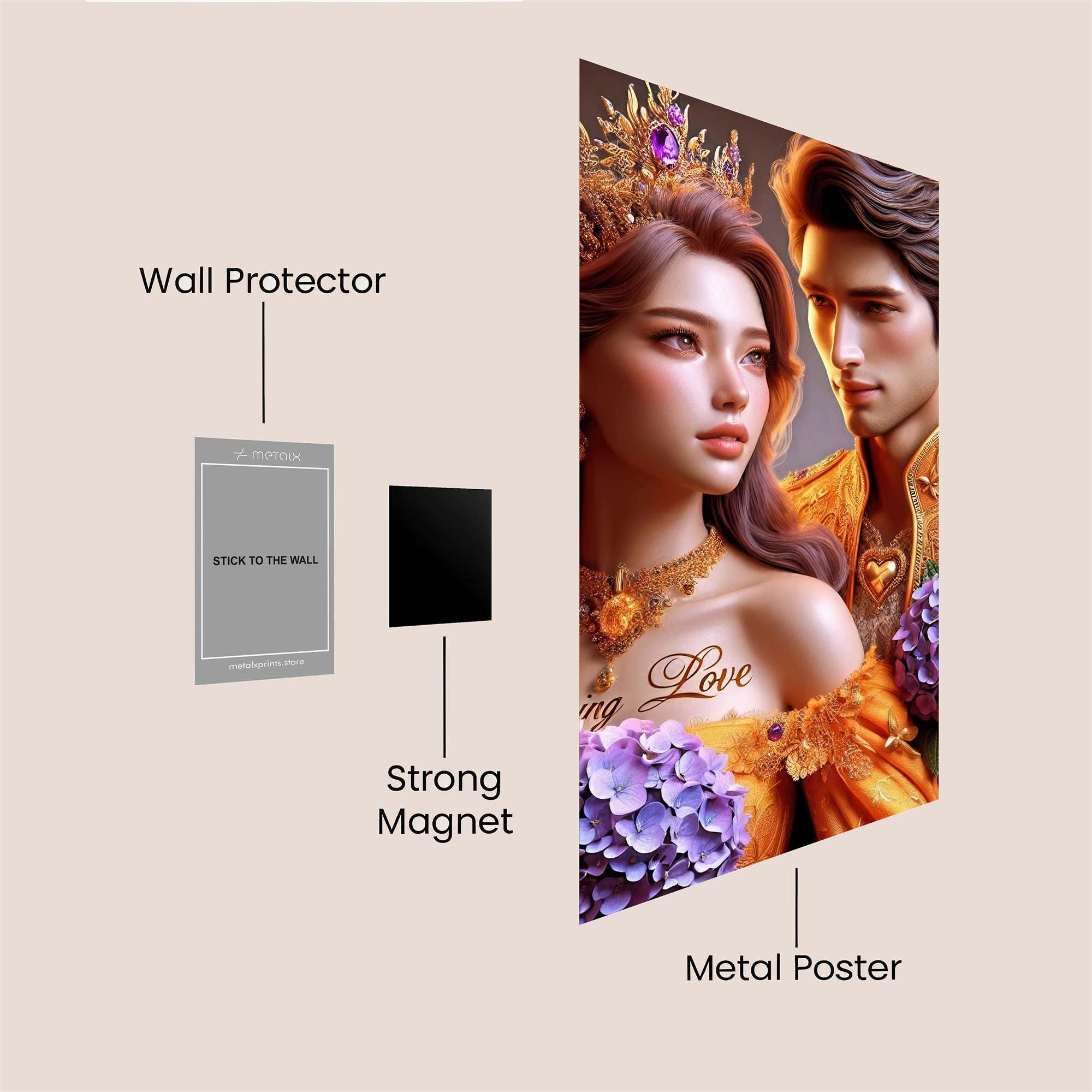 Royal Passion Safe Wall Magnetic / M