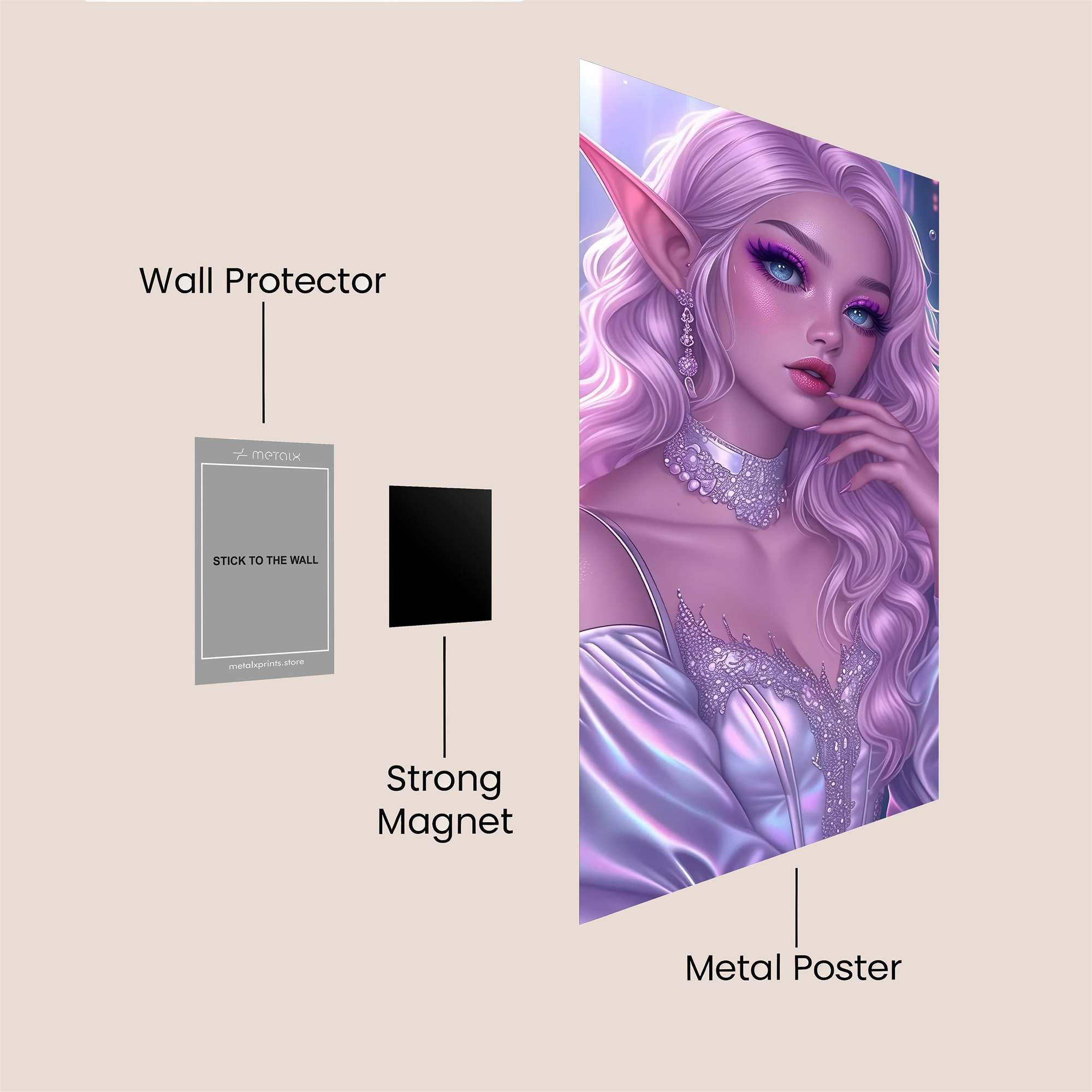 Elf Enigma Safe Wall Magnetic / M