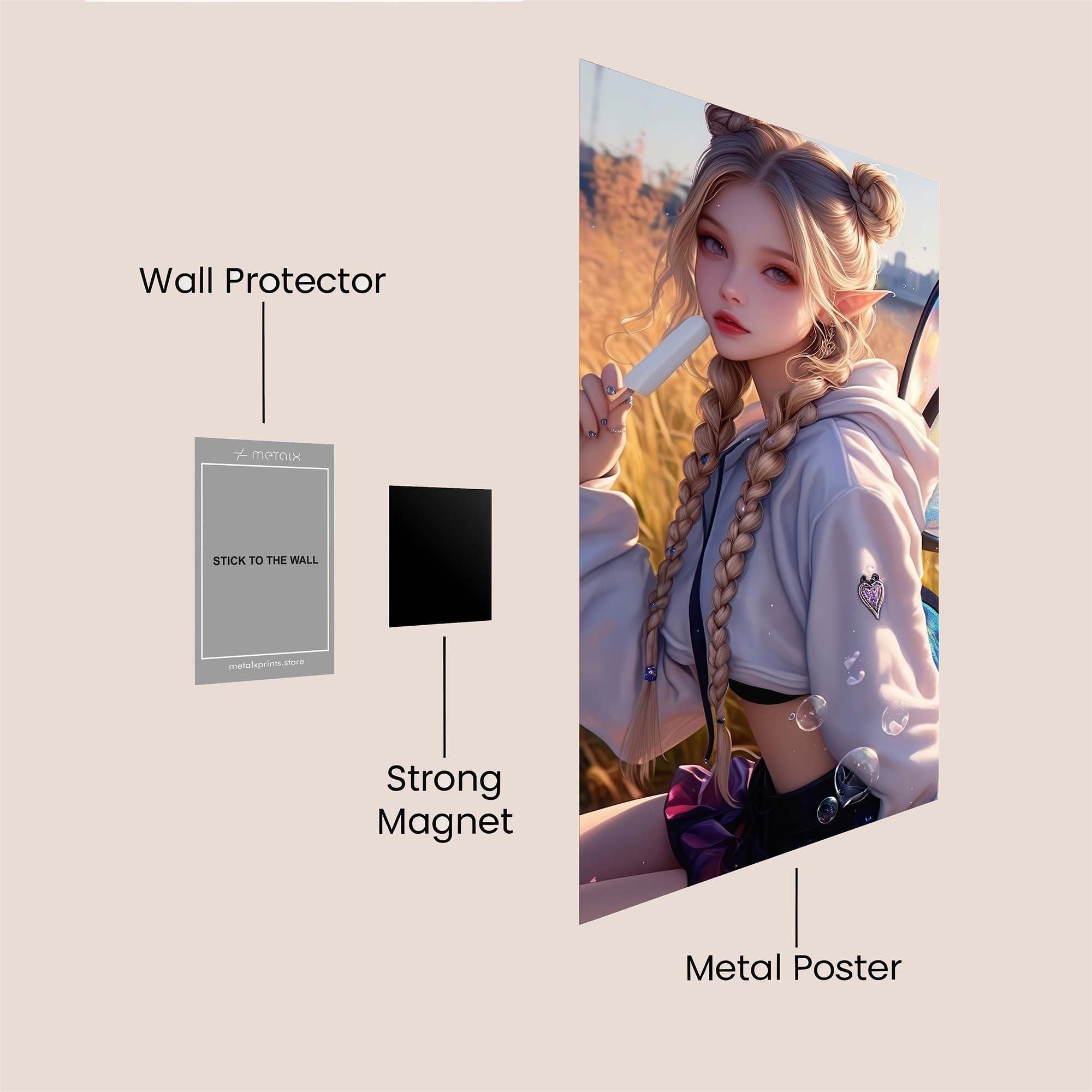 Fairy Bliss Safe Wall Magnetic / M