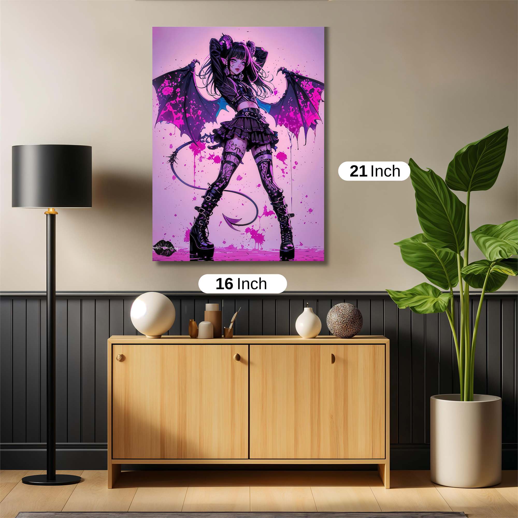 Demon Diva Safe Wall Magnetic / M