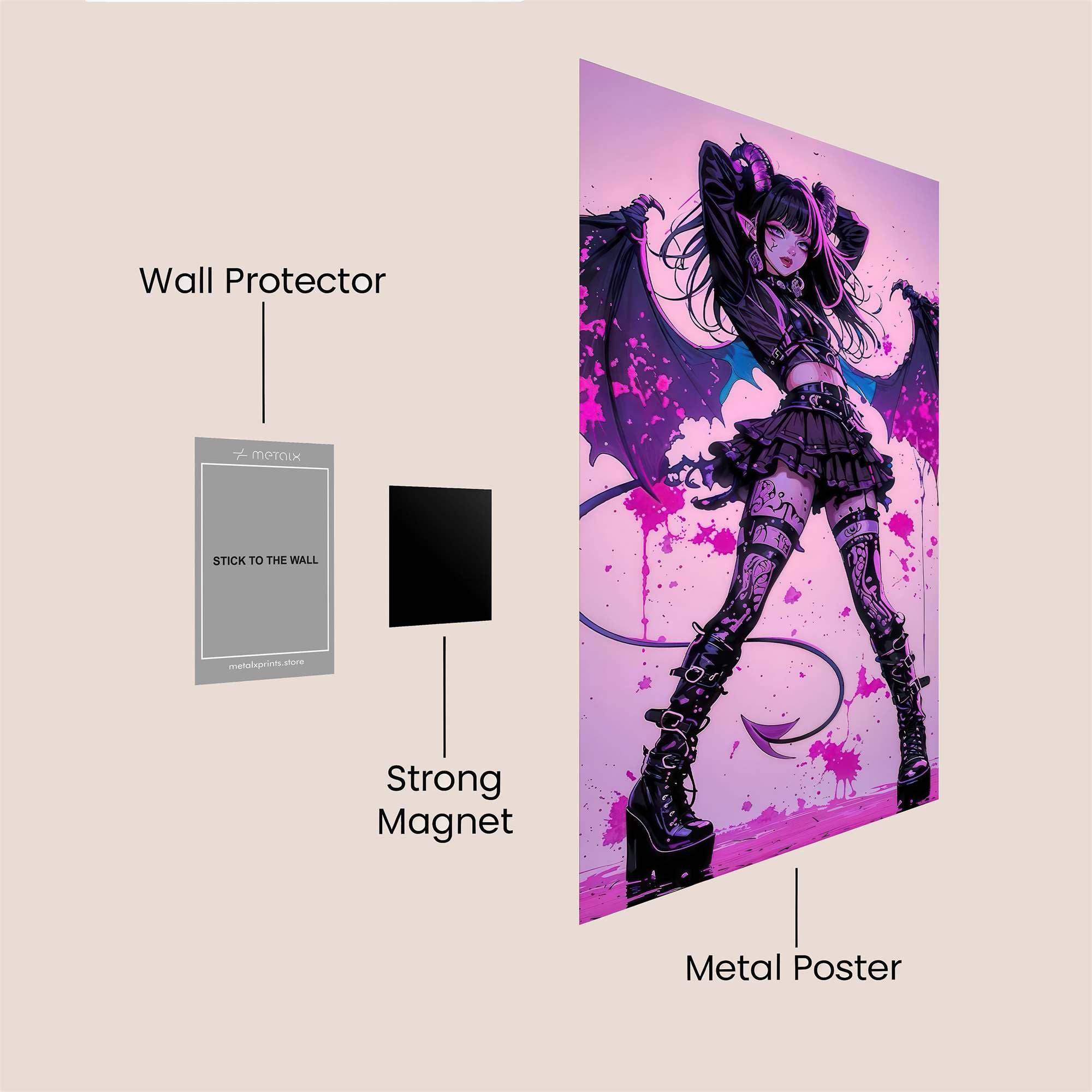 Demon Diva Safe Wall Magnetic / M