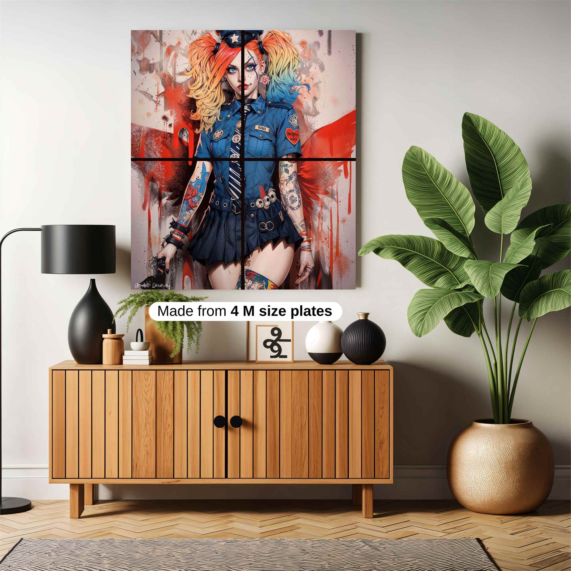 Harley Rebellious Safe Wall Magnetic / M