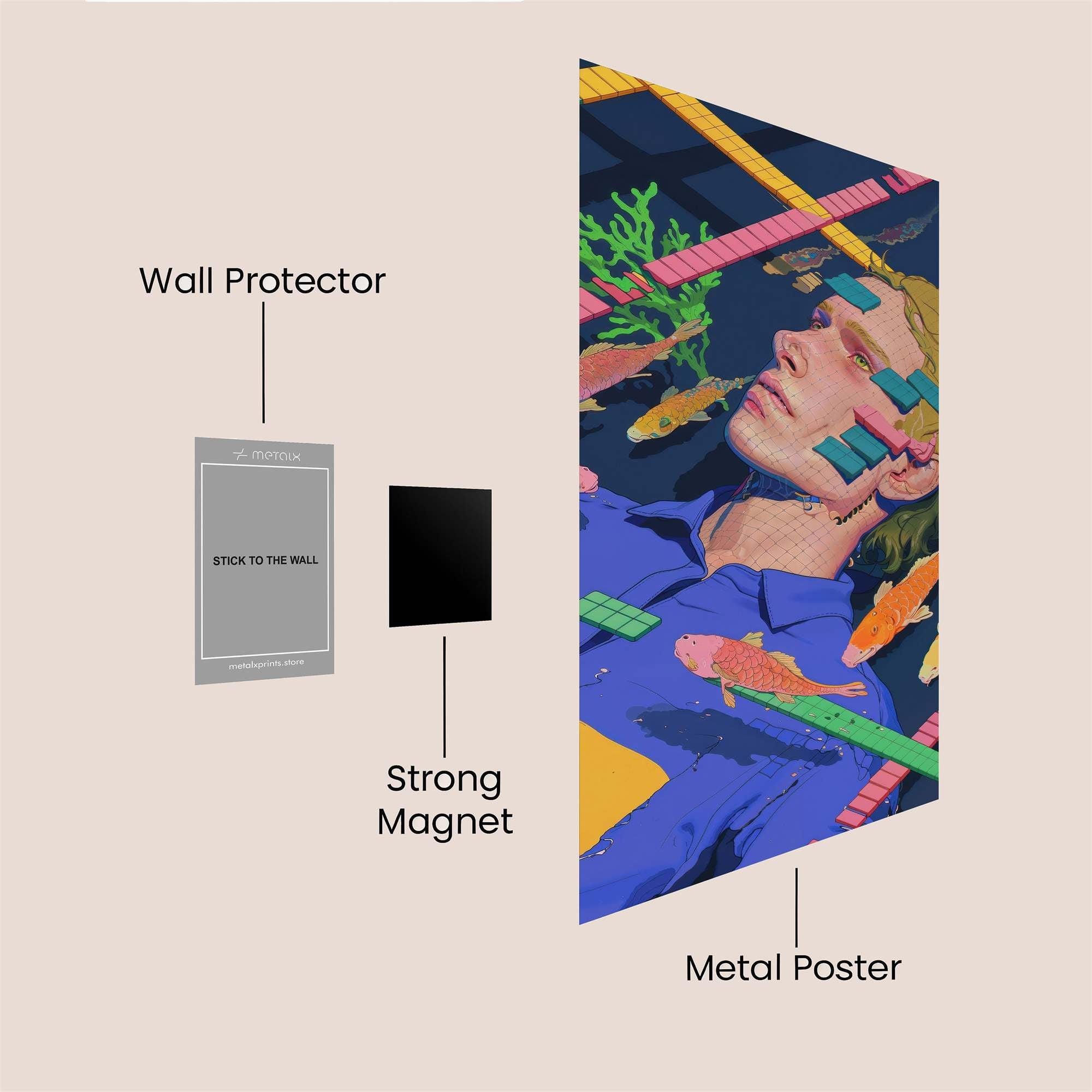 Aquatic Dream Safe Wall Magnetic / M