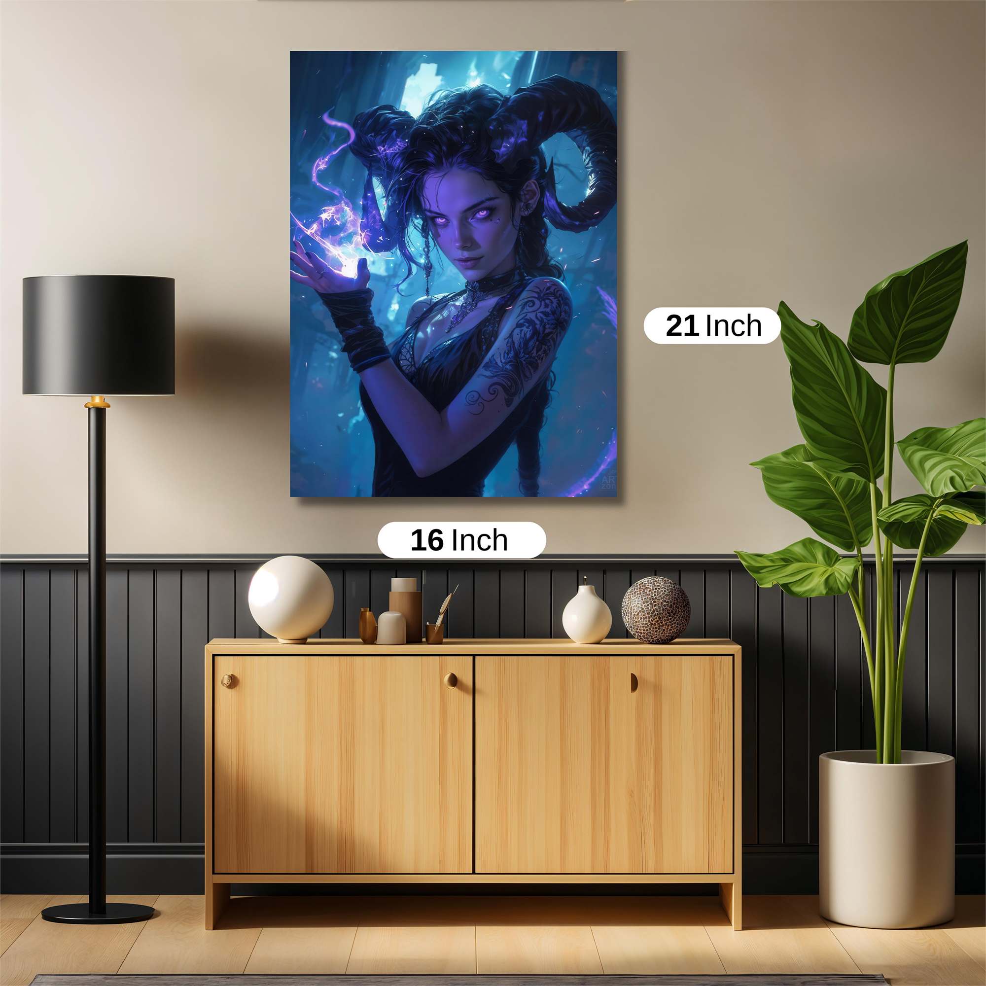 Demon Enchantress Safe Wall Magnetic / M