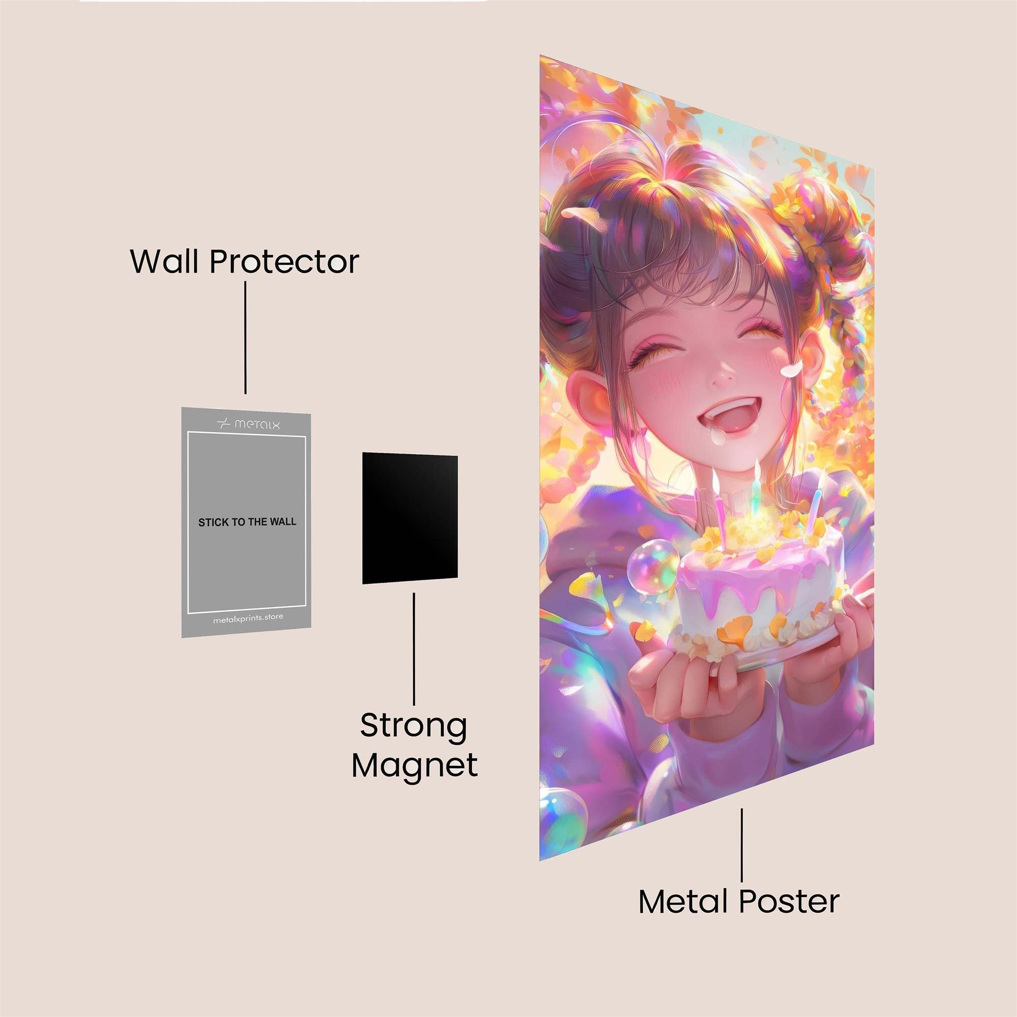 CakeJoy Safe Wall Magnetic / M