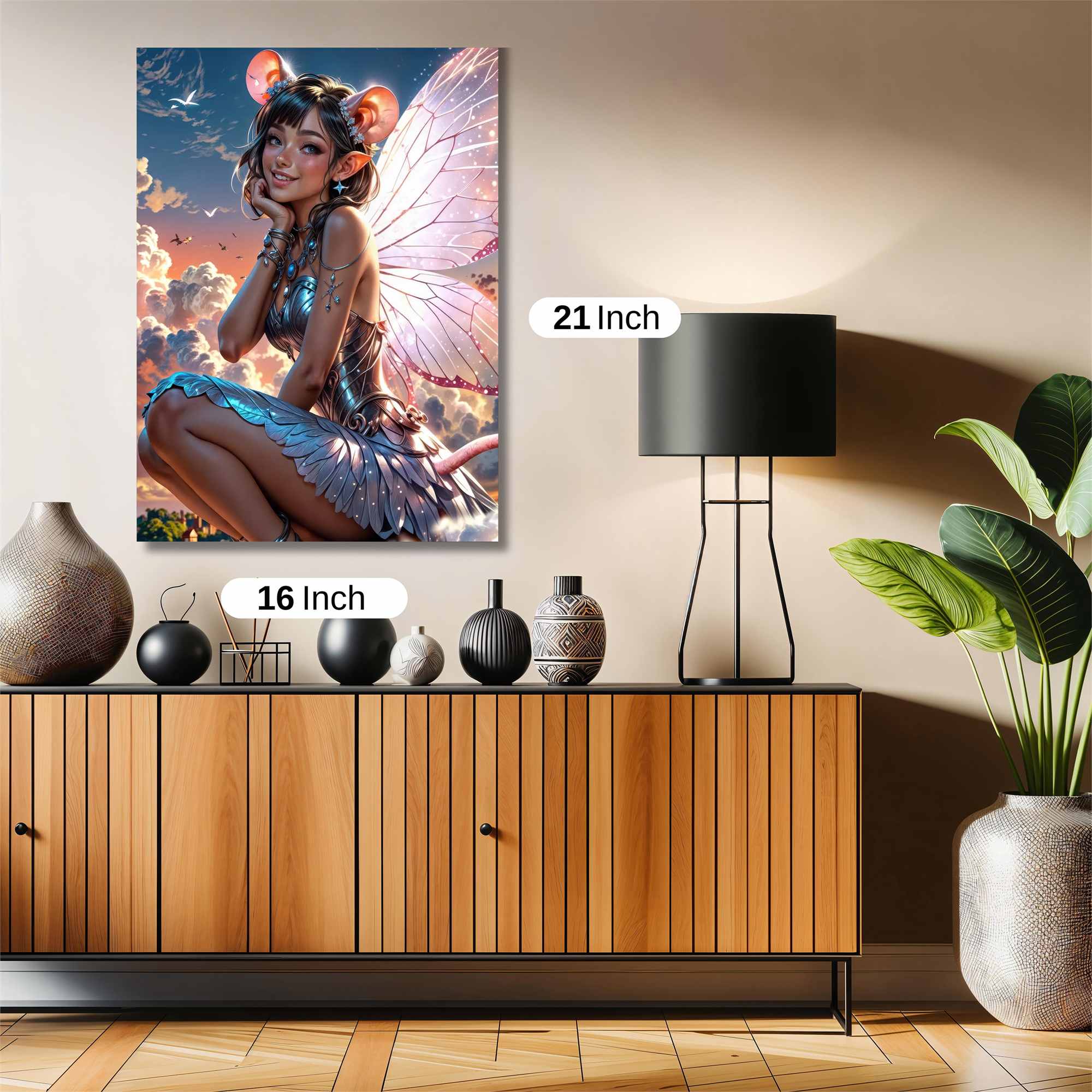 Fairy Whimsy Safe Wall Magnetic / M