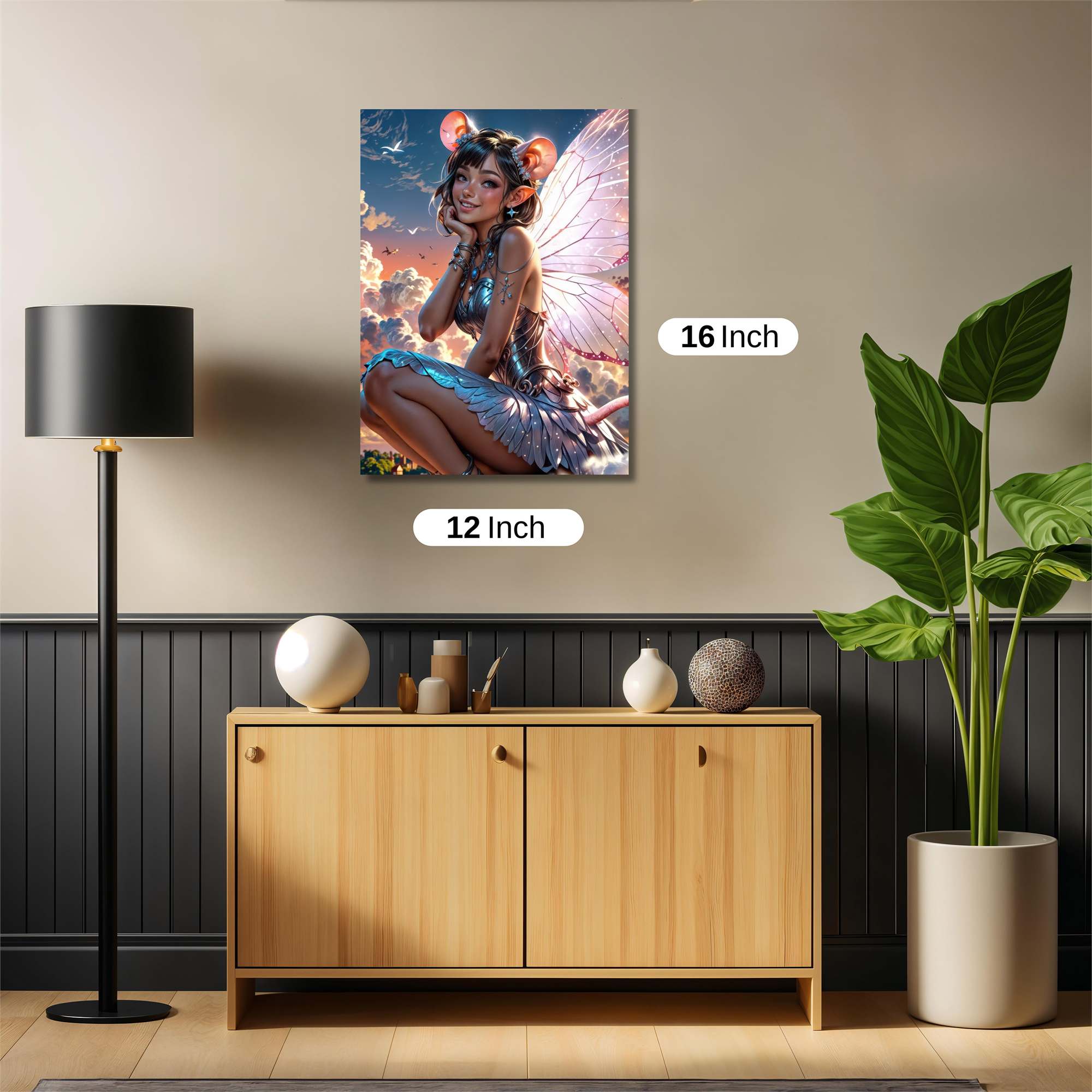 Fairy Whimsy Safe Wall Magnetic / M