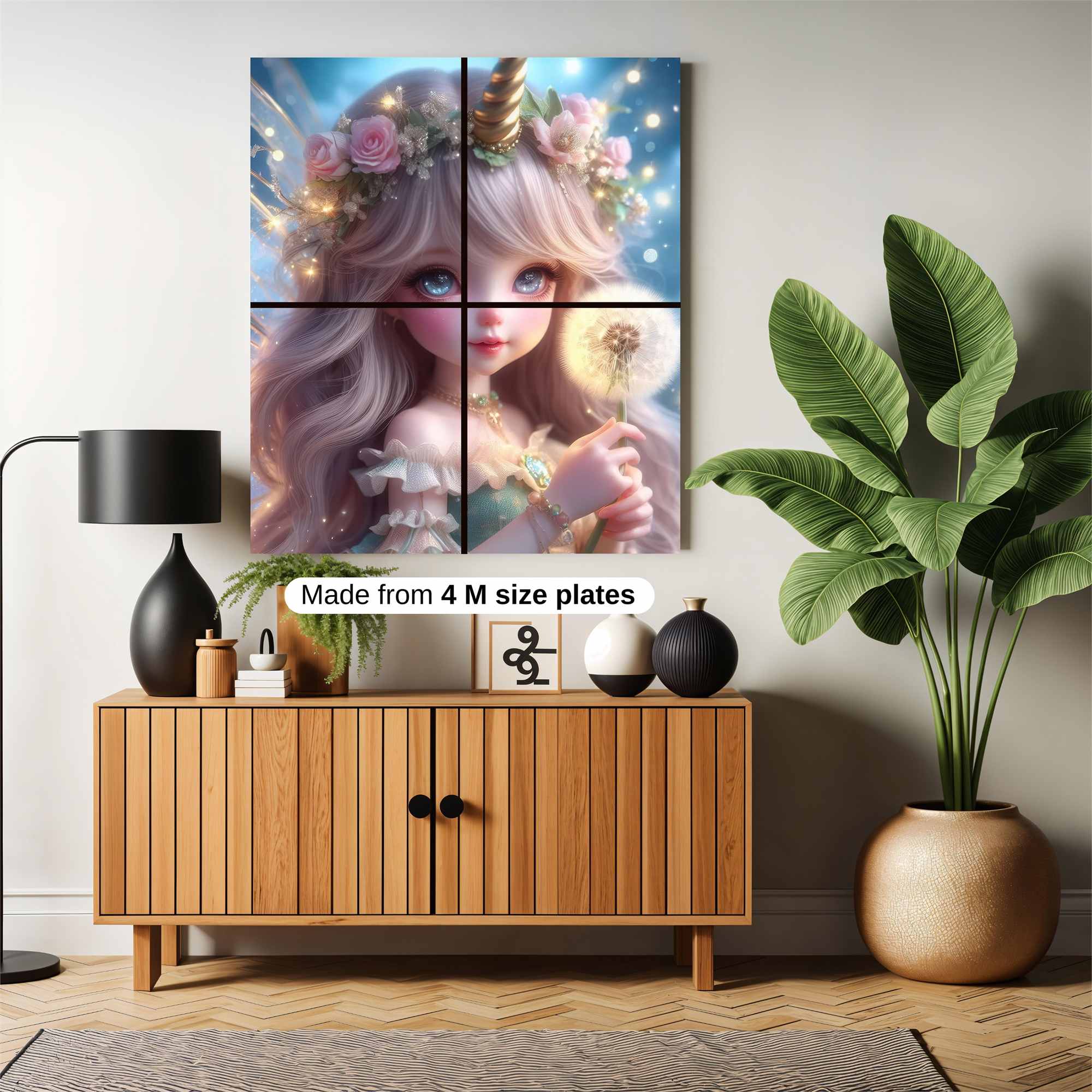 Unicorn Whimsy Safe Wall Magnetic / M