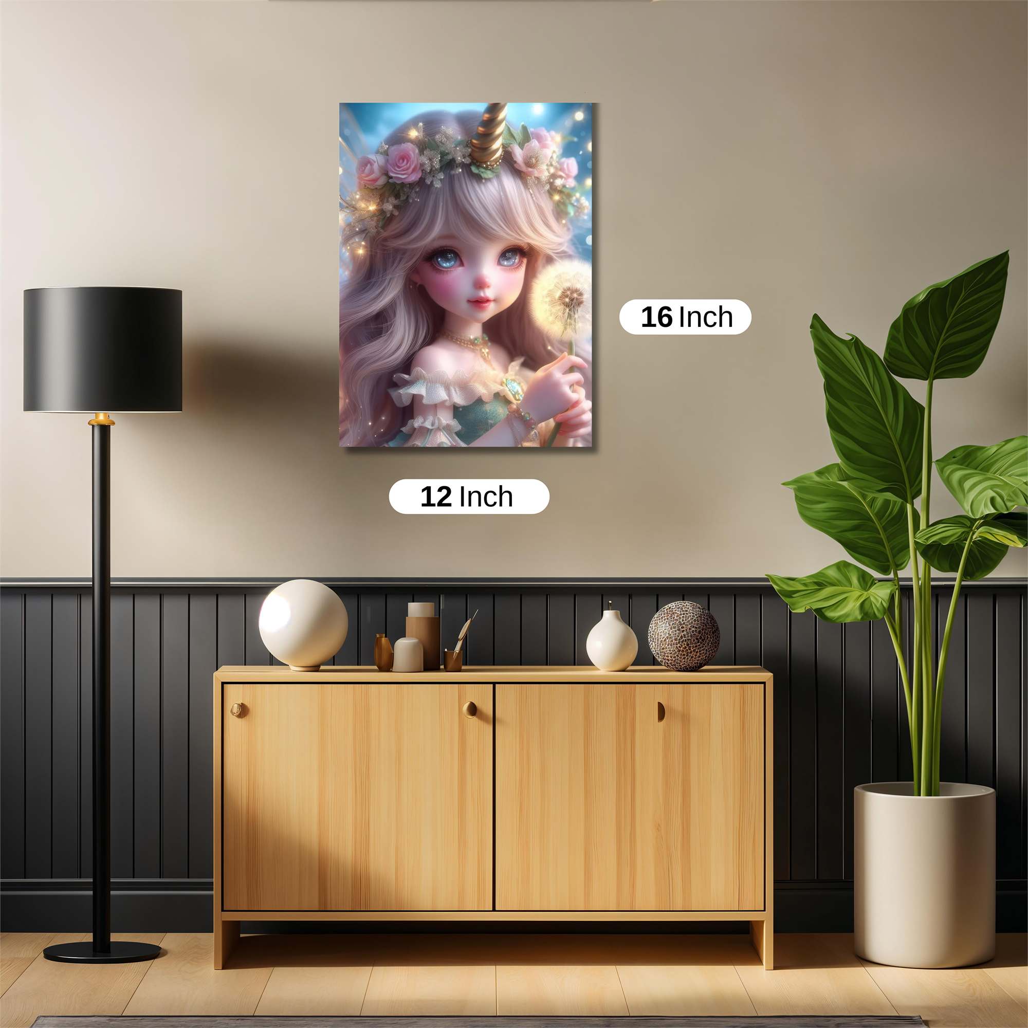 Unicorn Whimsy Safe Wall Magnetic / M