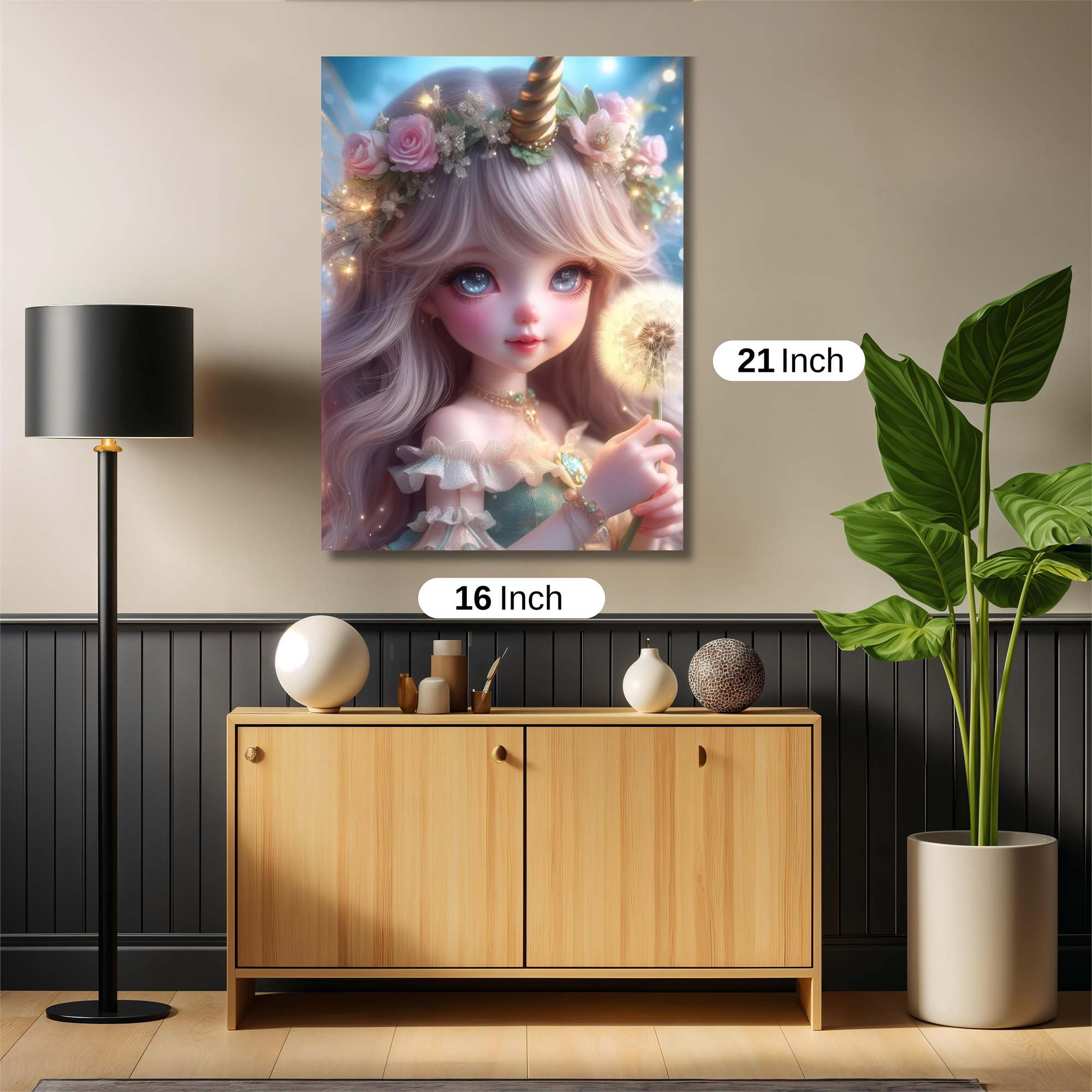 Unicorn Whimsy Safe Wall Magnetic / M