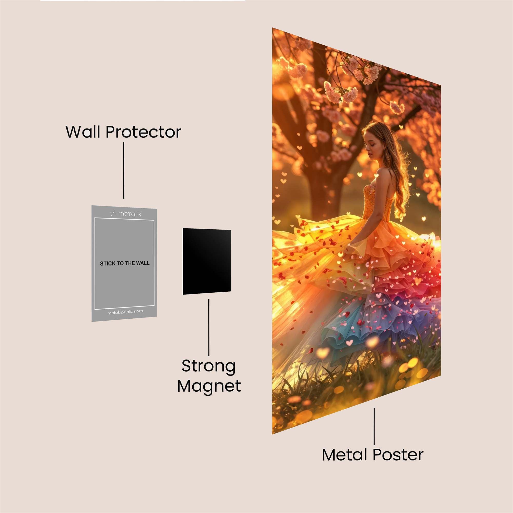 Aurora Dream Safe Wall Magnetic / M