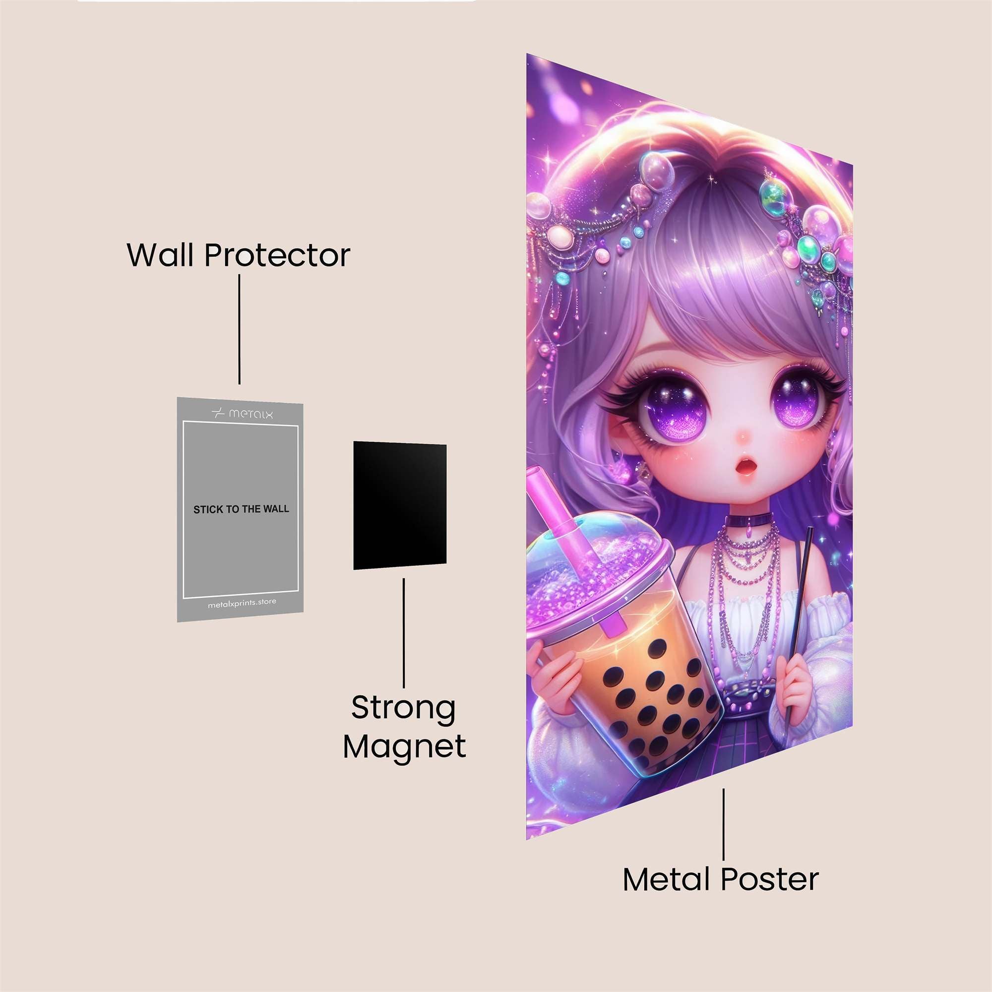 Celestial Whimsy Safe Wall Magnetic / M