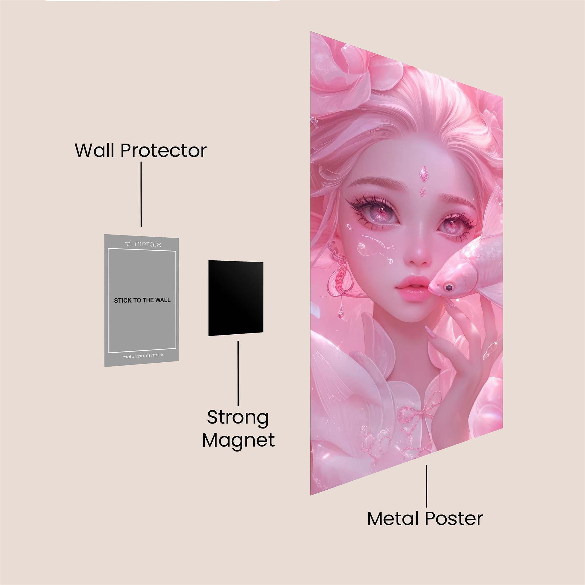 Flower Dream Safe Wall Magnetic / M