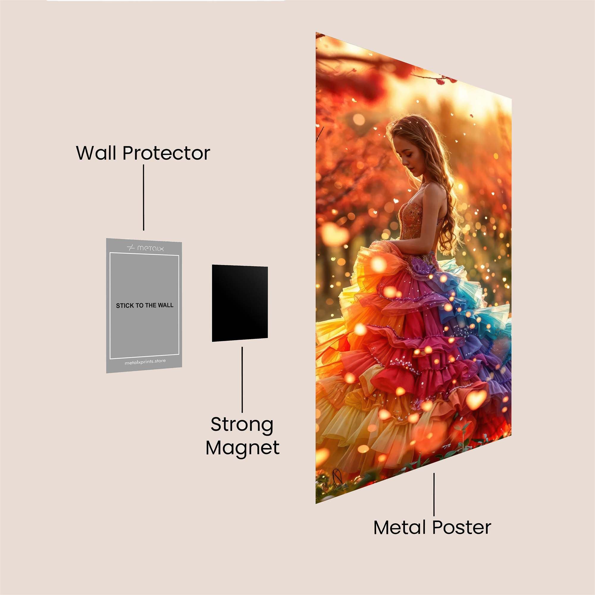 Aurora Enchantment Safe Wall Magnetic / M