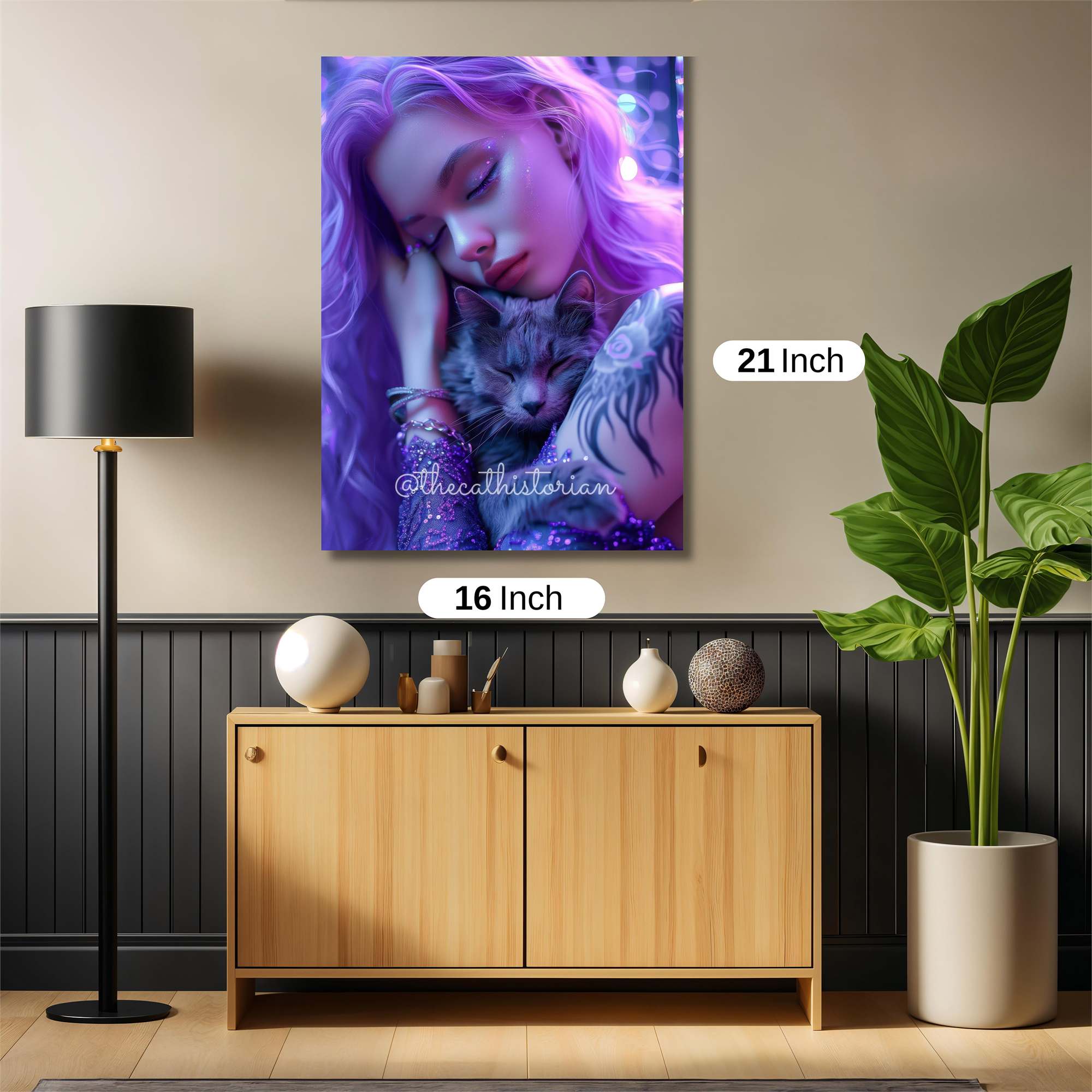 Mermaid Dream Safe Wall Magnetic / M