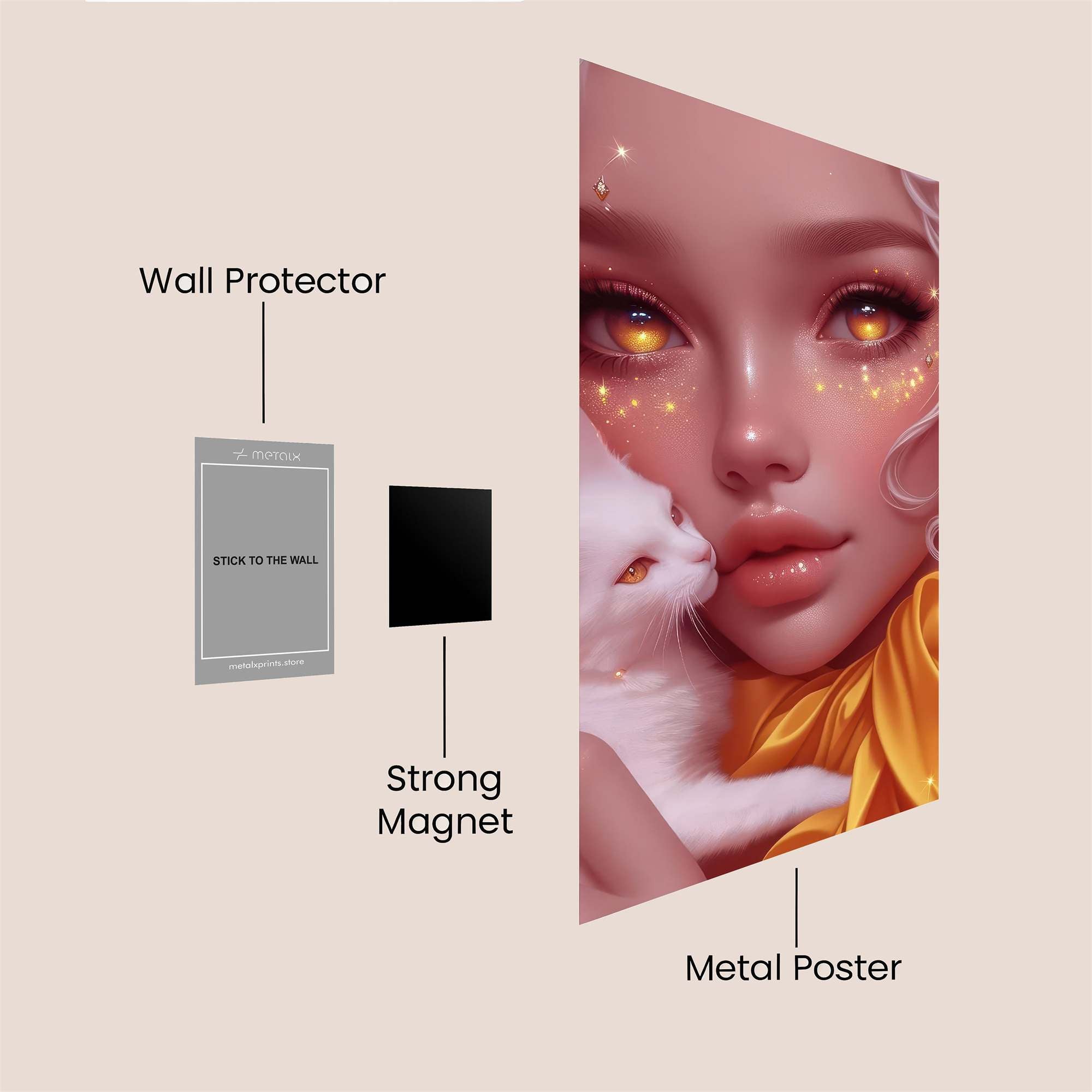 FelineRadiance Safe Wall Magnetic / M