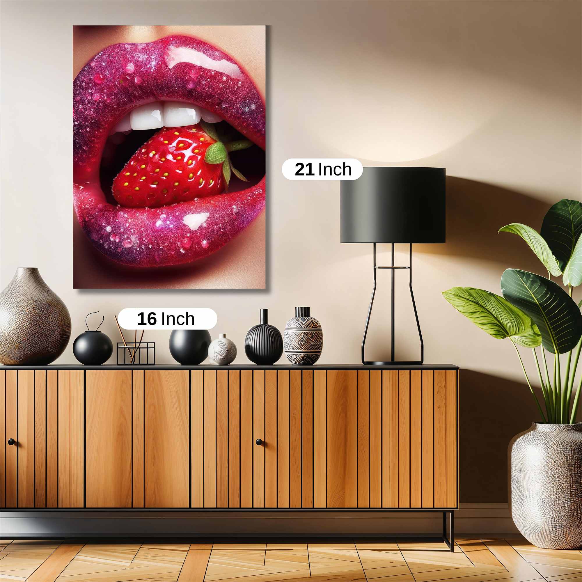 Strawberry Sizzle Safe Wall Magnetic / M