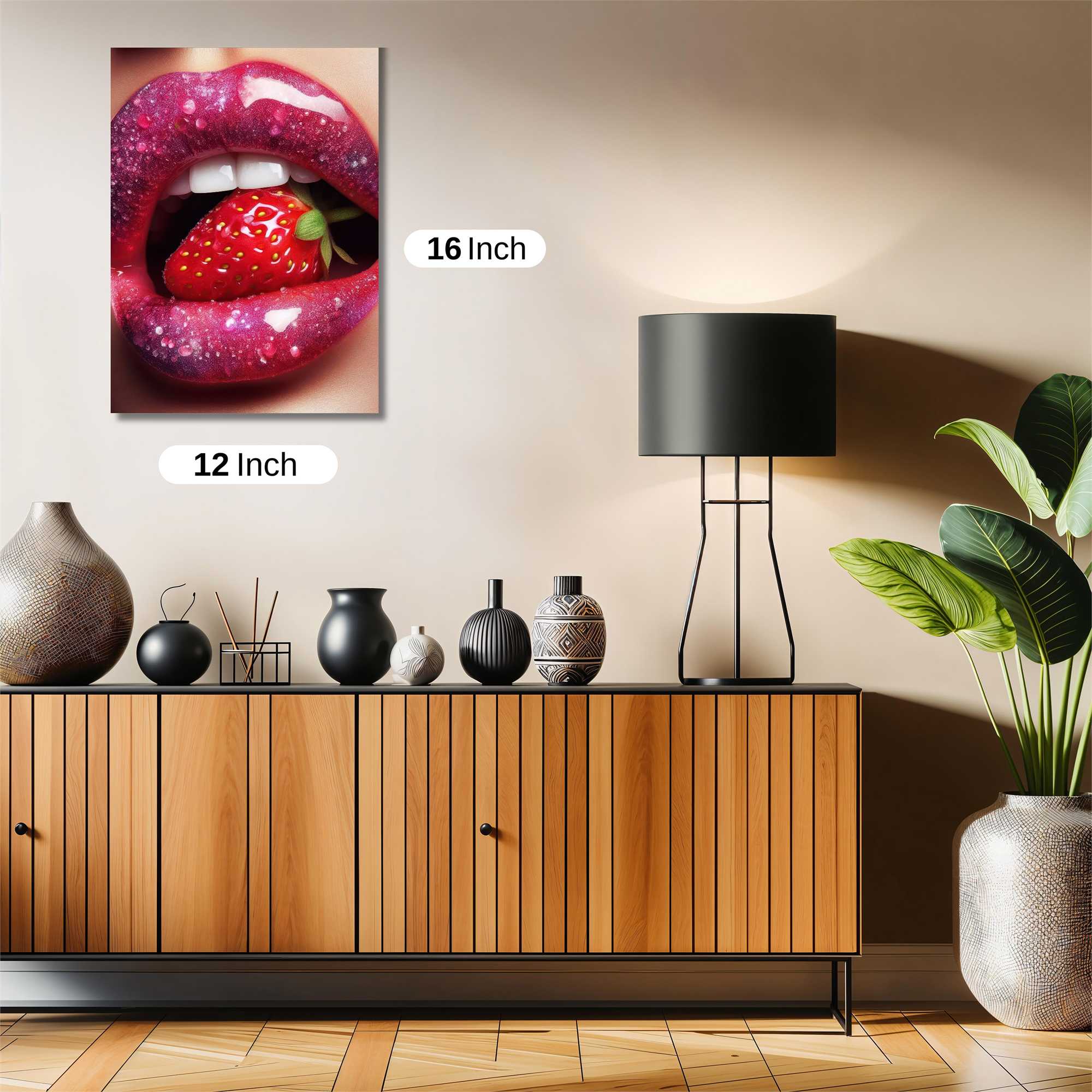 Strawberry Sizzle Safe Wall Magnetic / M