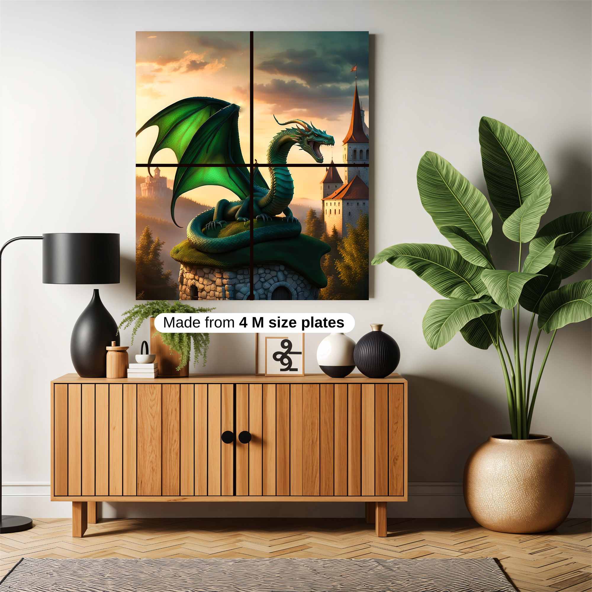 Dragon Majestic Safe Wall Magnetic / M