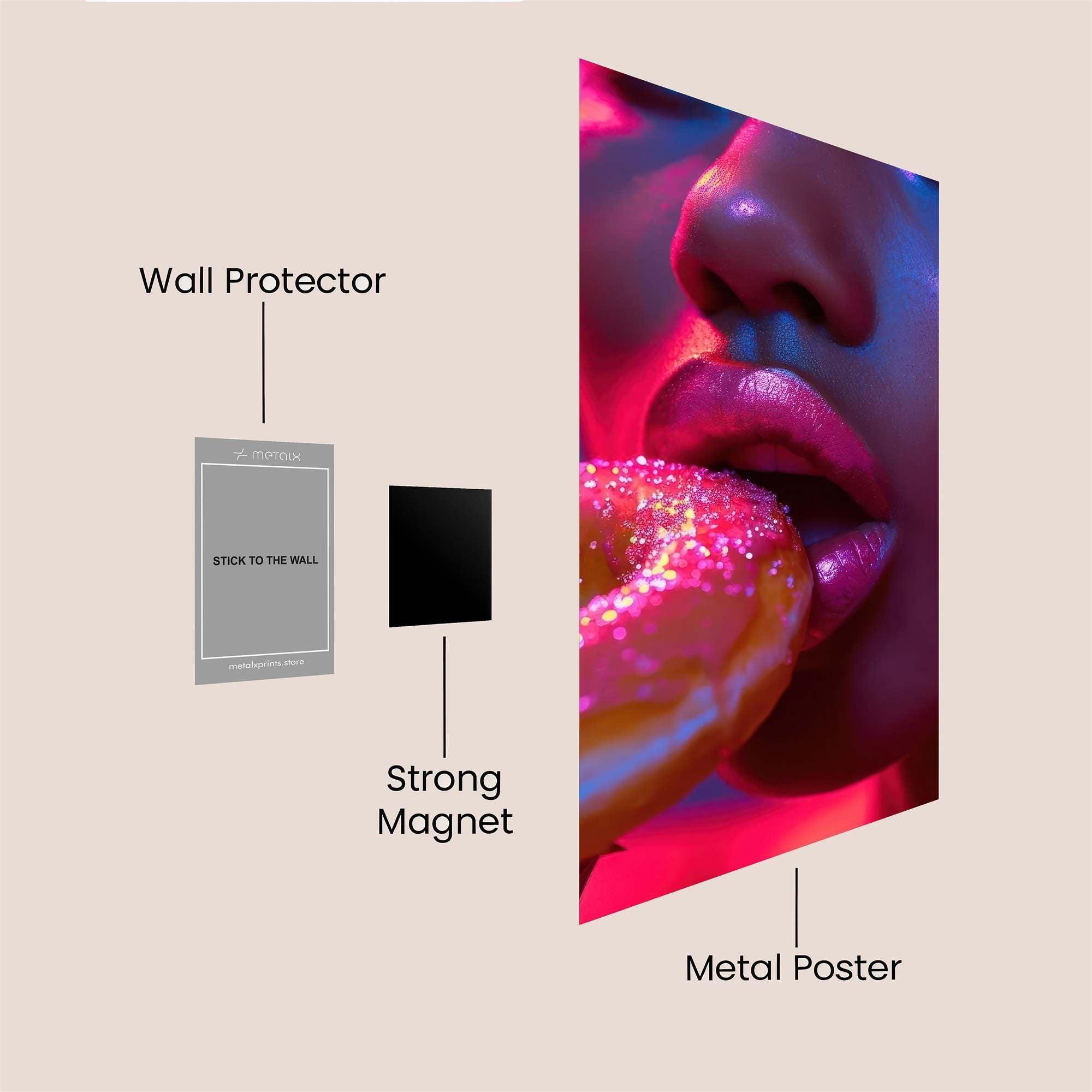 Donut Delight Safe Wall Magnetic / M