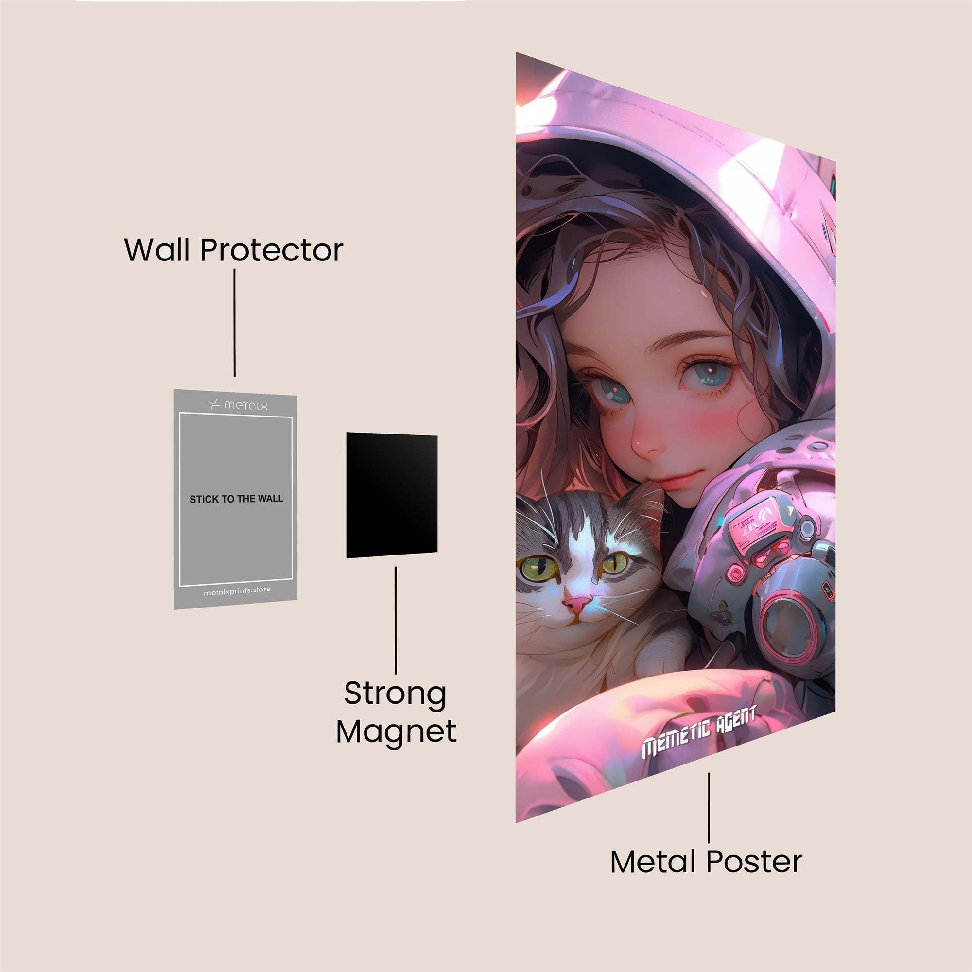 Butterfly Enchantress Safe Wall Magnetic / M