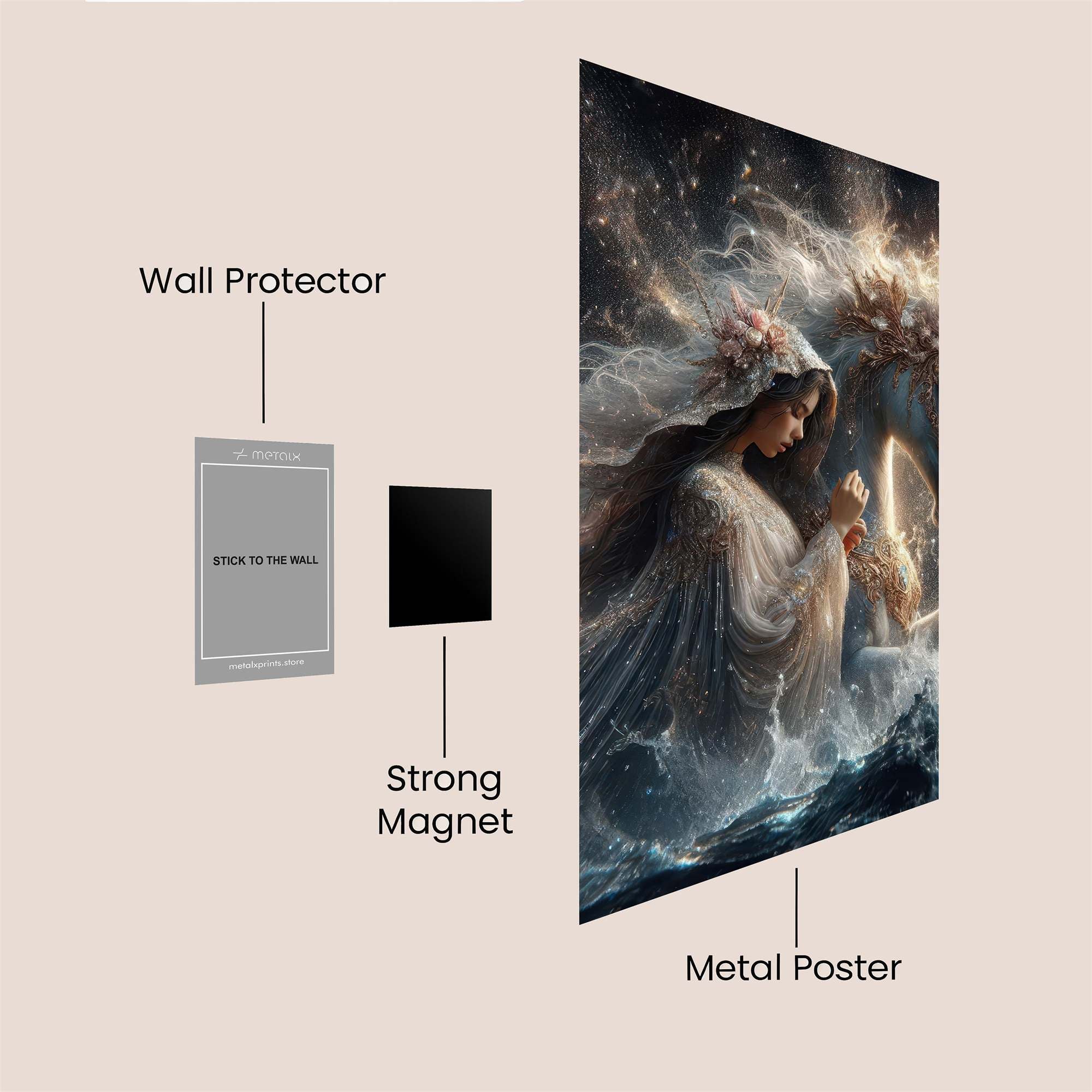 Unicorn Serenity Safe Wall Magnetic / M