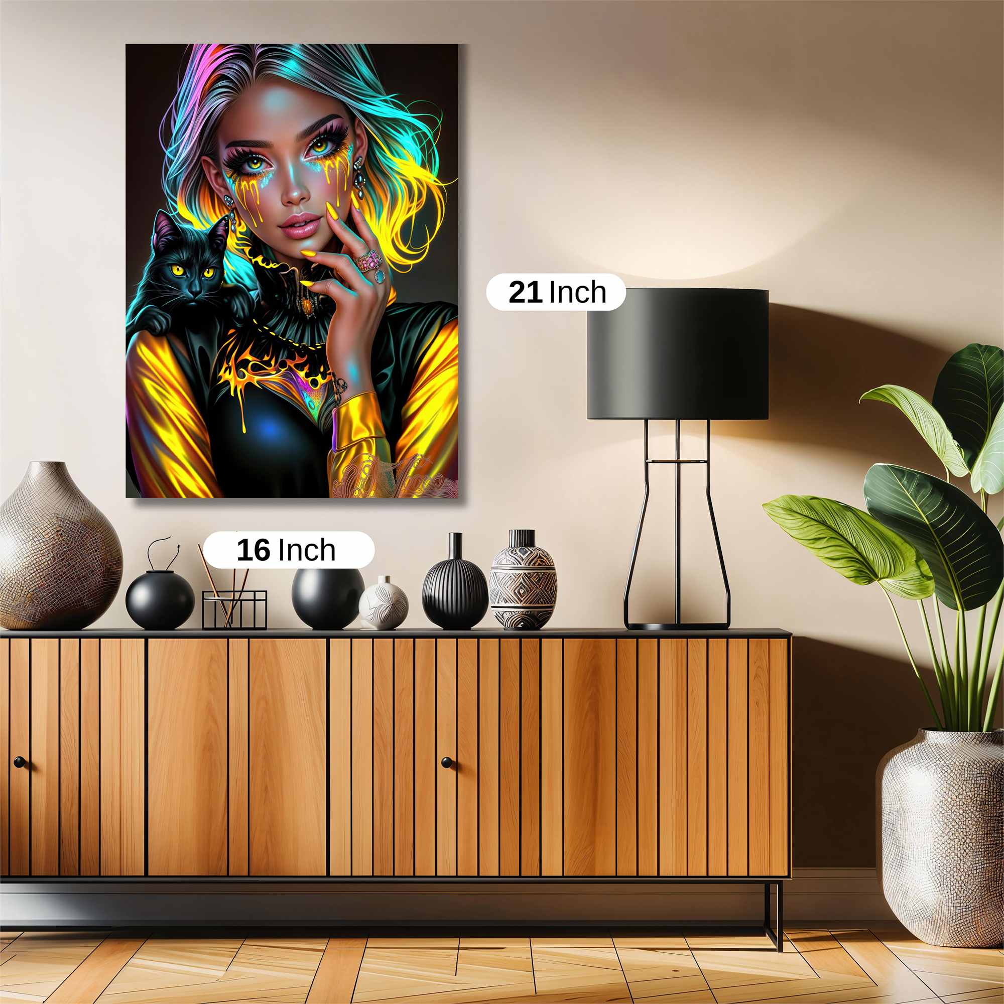 MysticGlow Safe Wall Magnetic / M