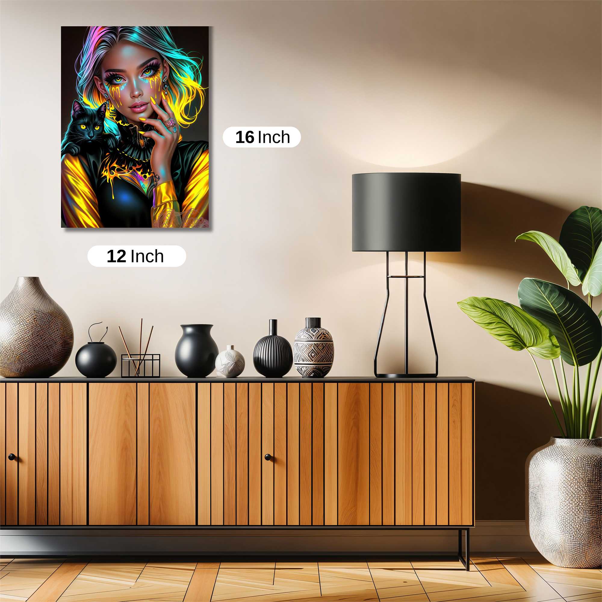 MysticGlow Safe Wall Magnetic / M