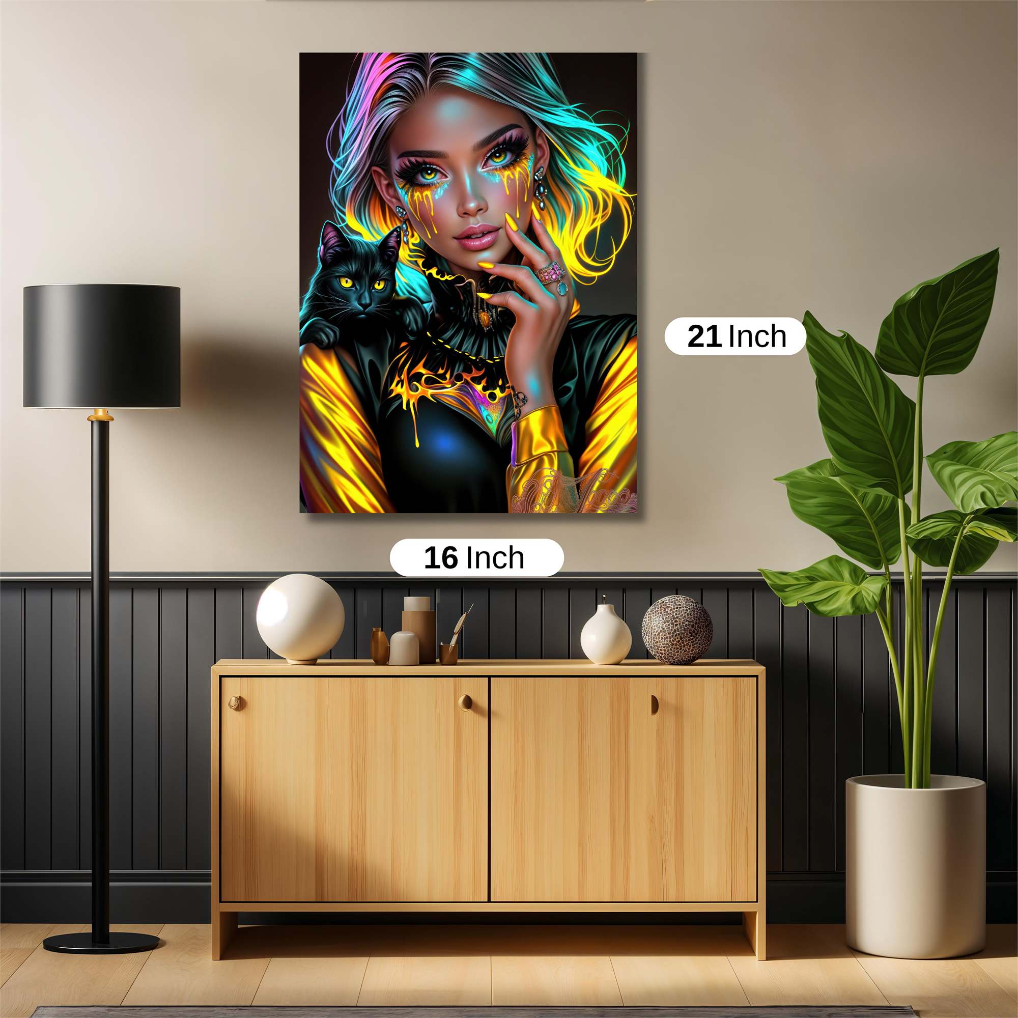 MysticGlow Safe Wall Magnetic / M