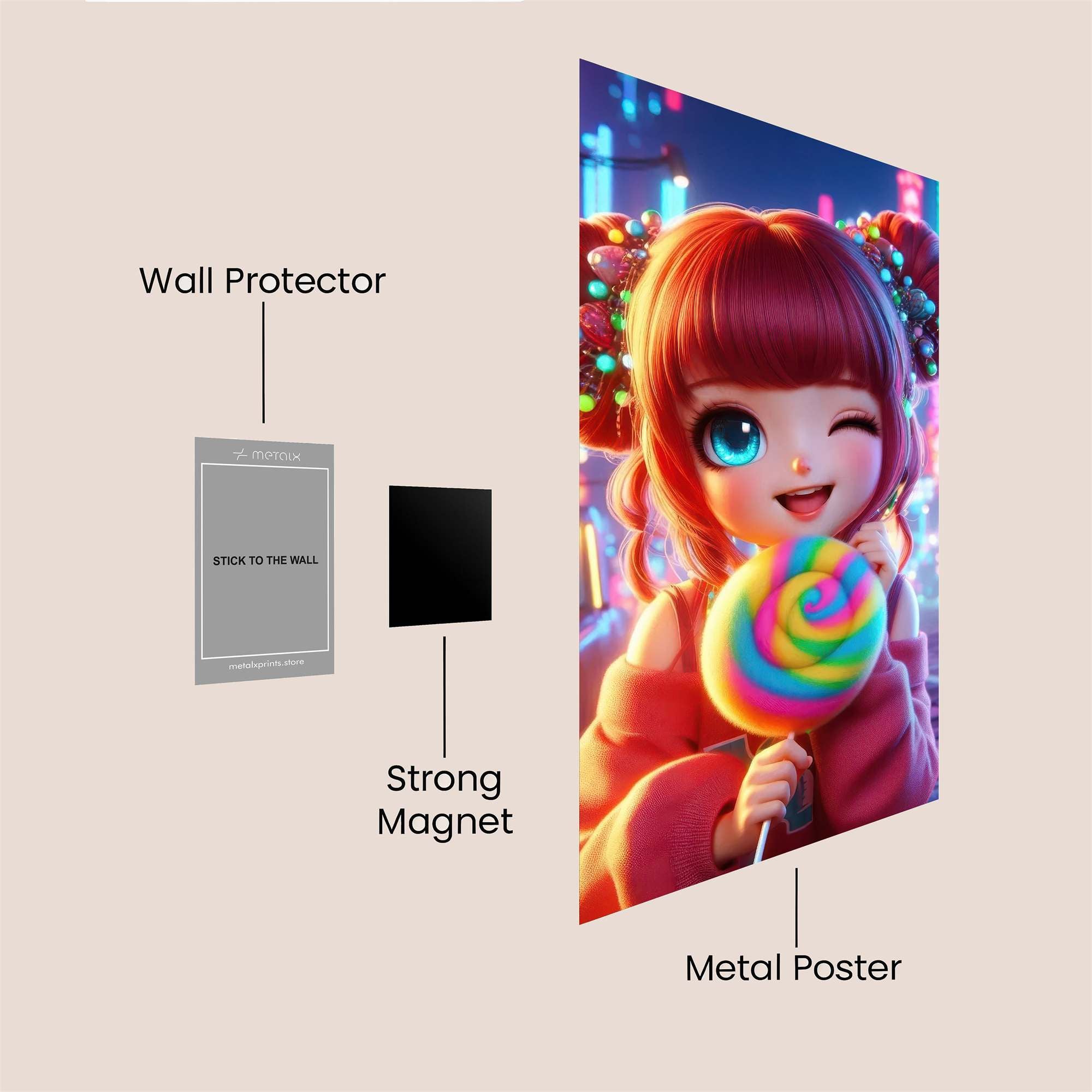 Neon Delight Safe Wall Magnetic / M