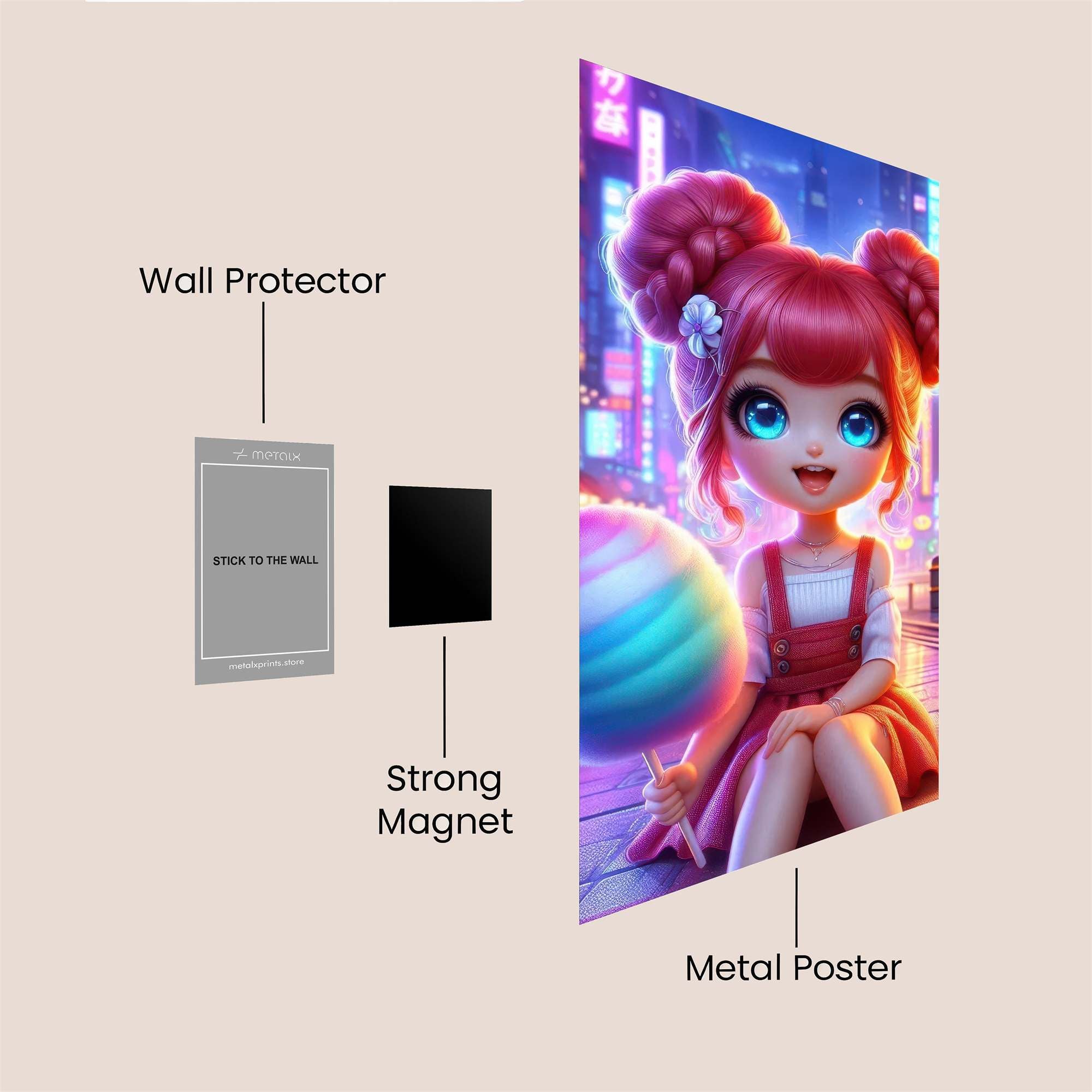 CandyWhimsy Safe Wall Magnetic / M