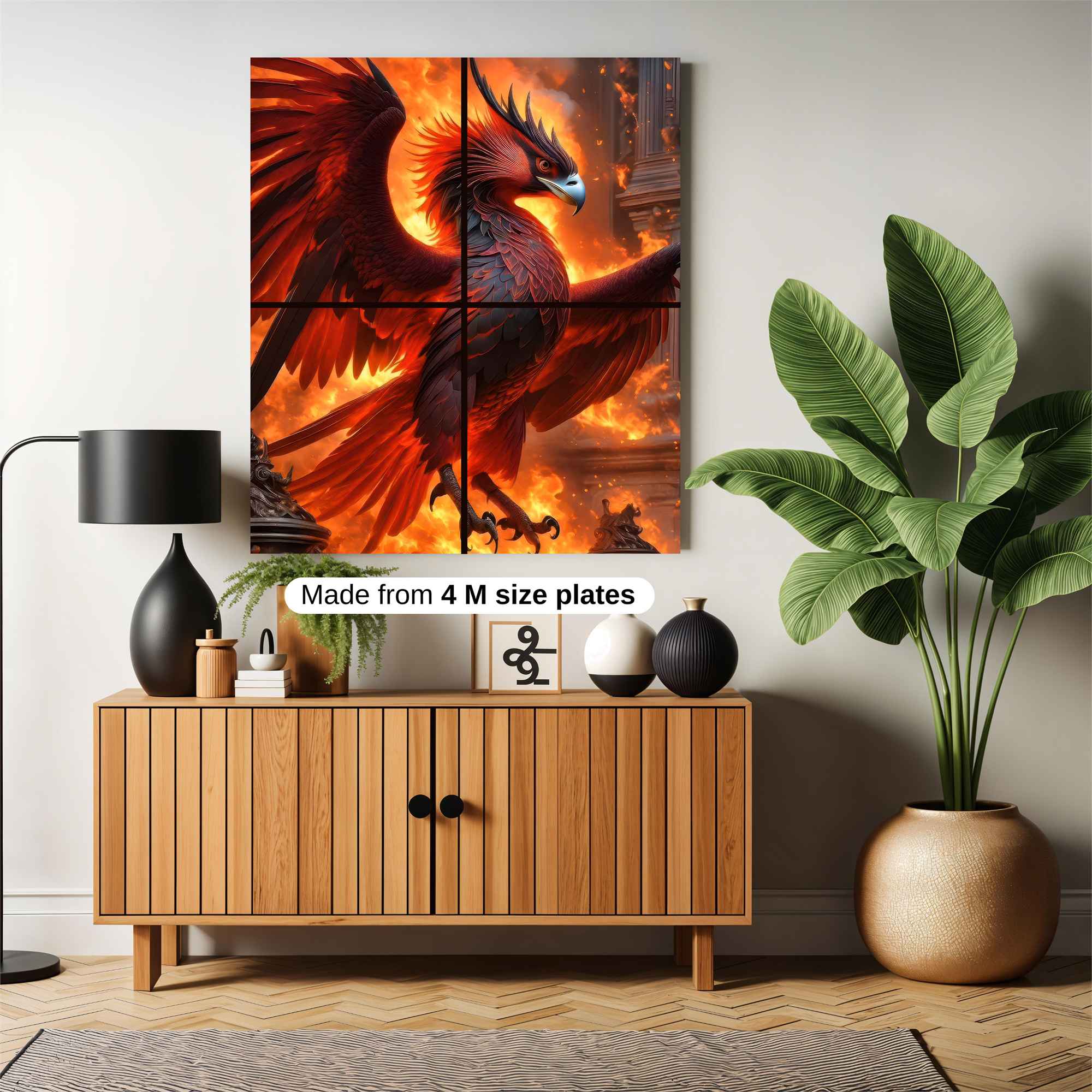 Phoenix Blaze Safe Wall Magnetic / M