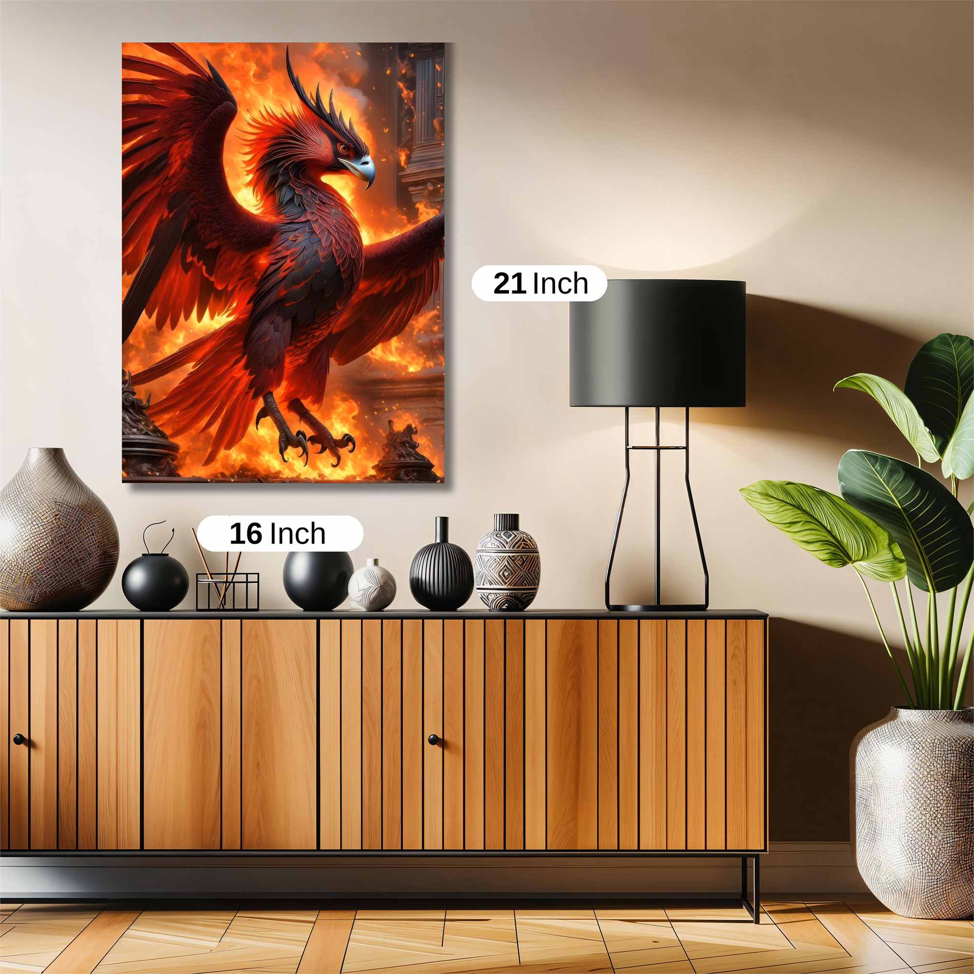 Phoenix Blaze Safe Wall Magnetic / M