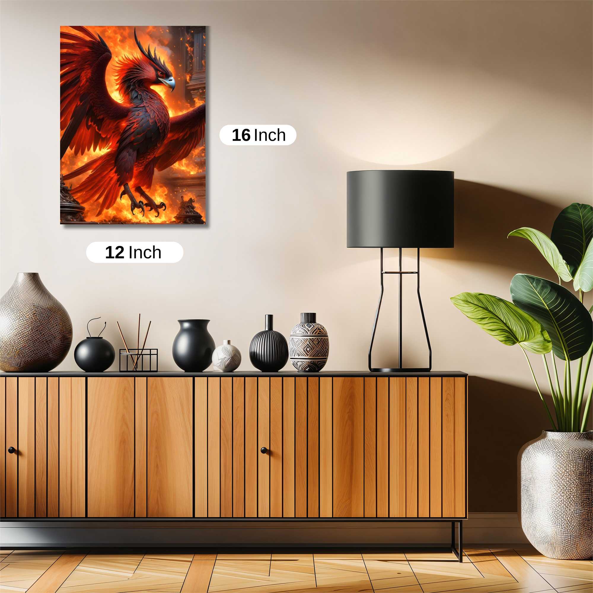Phoenix Blaze Safe Wall Magnetic / M