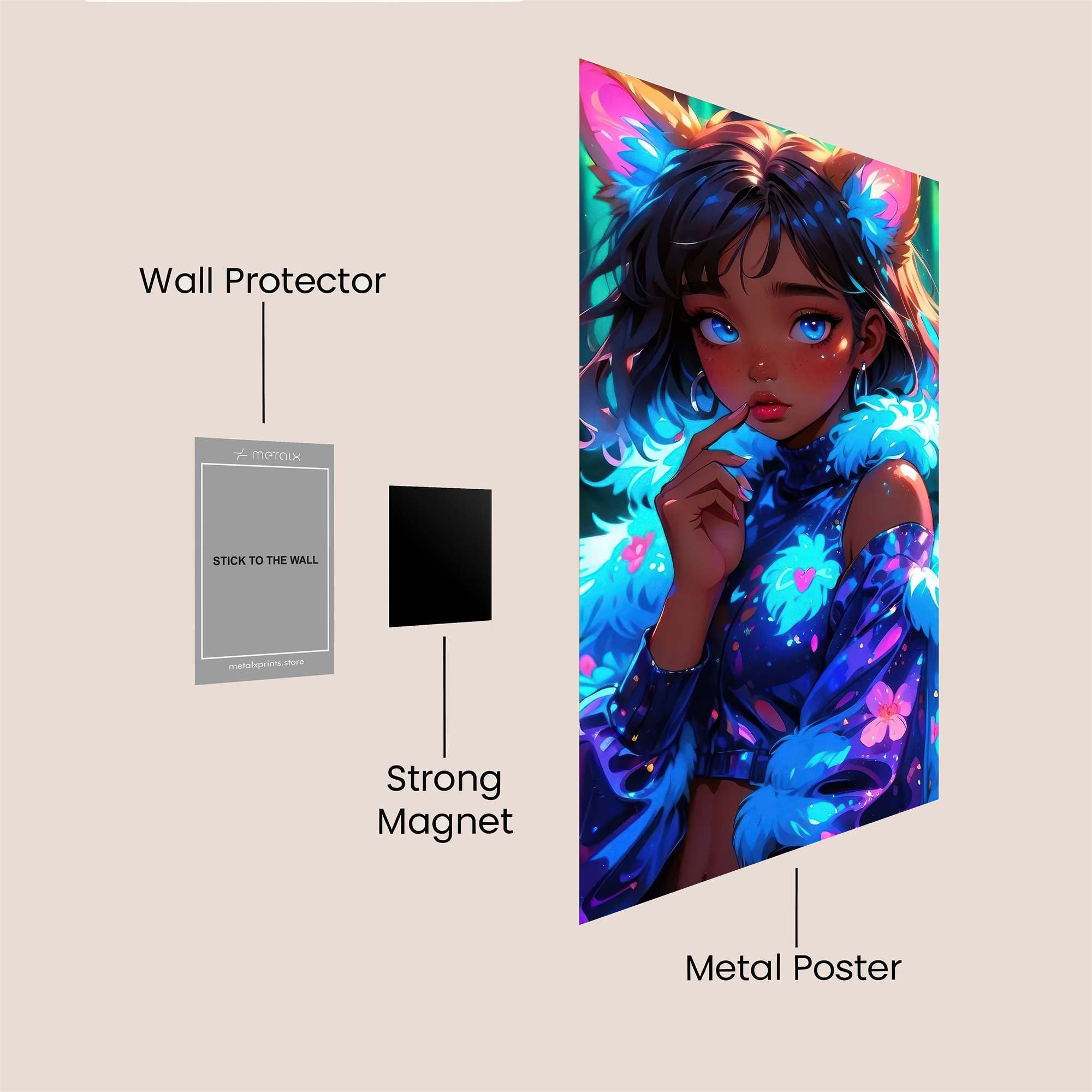 Fairy Enchantment Safe Wall Magnetic / M