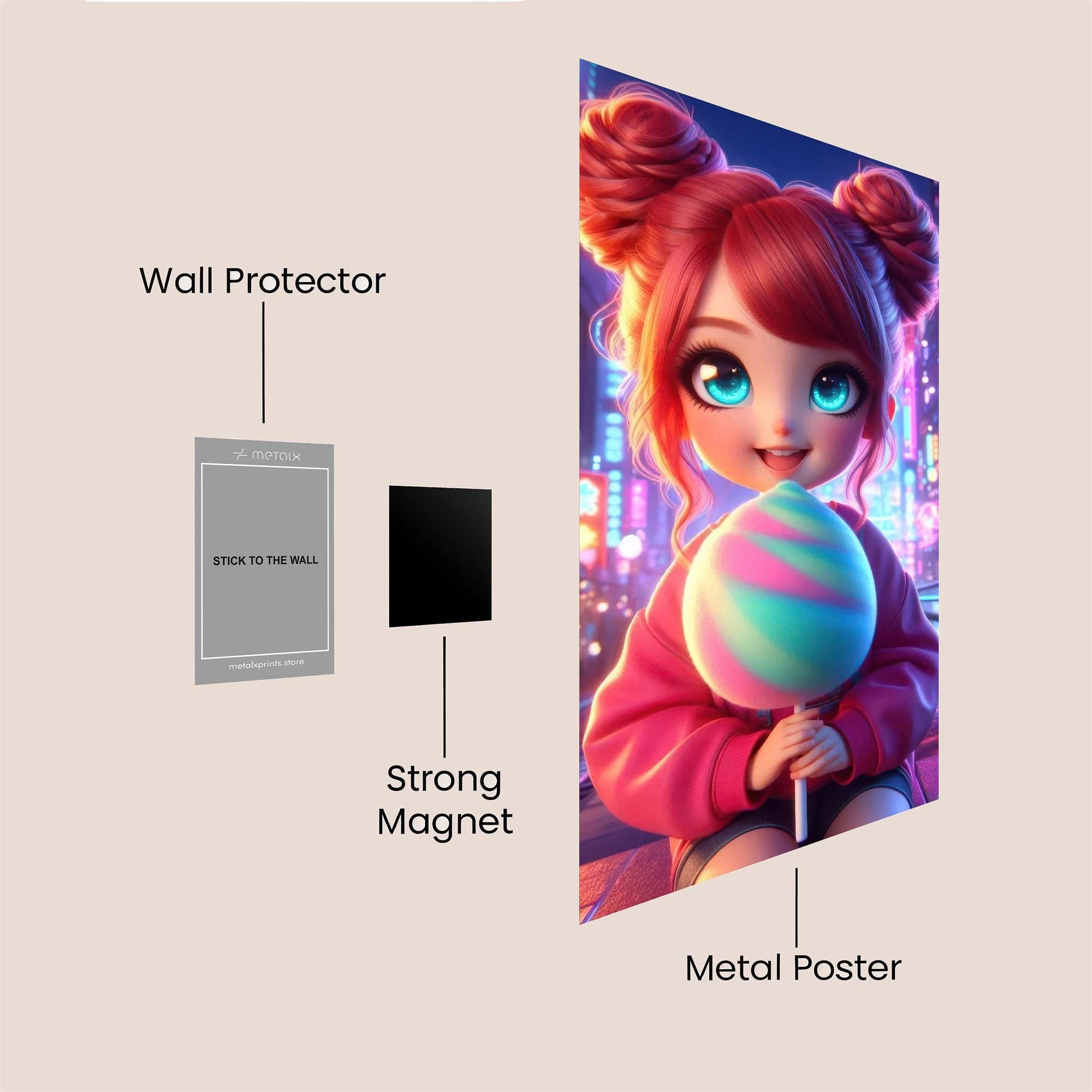 Neon Delight Safe Wall Magnetic / M