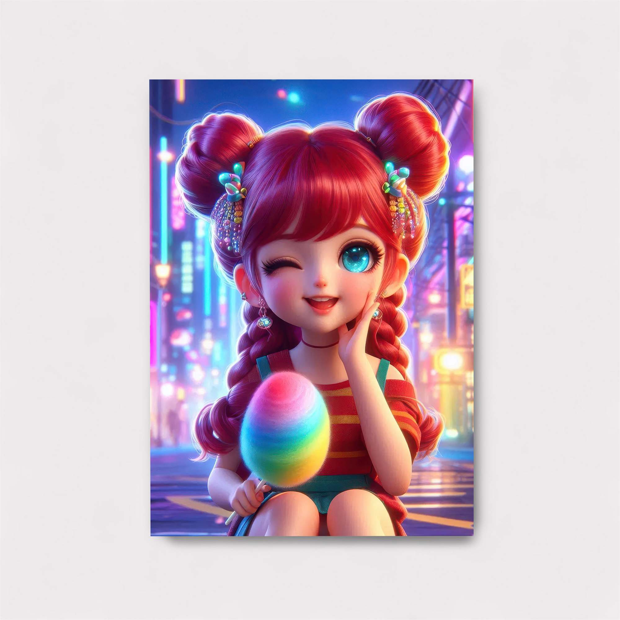 Neon Whimsy Safe Wall Magnetic / M